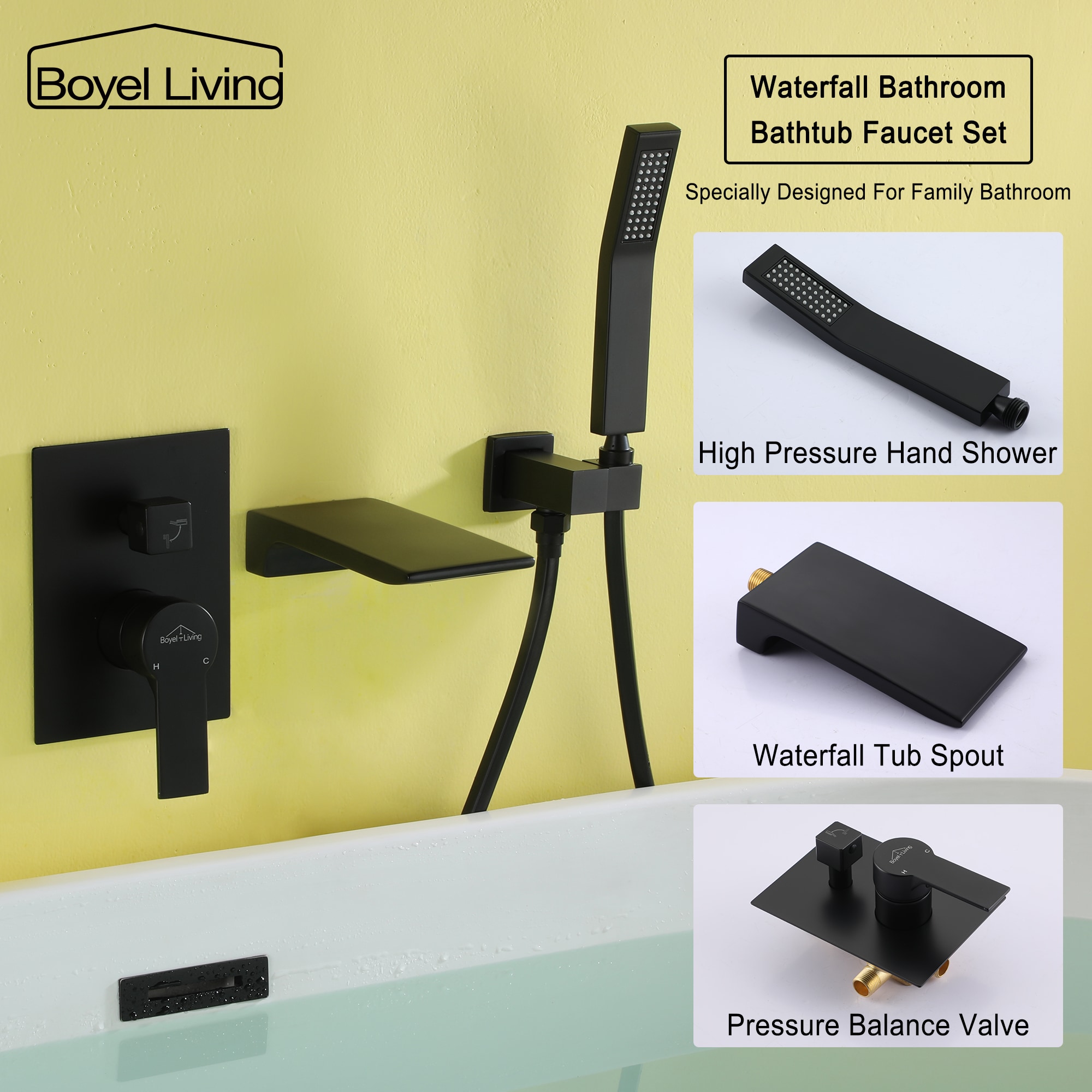 Clihome SMD-88020B Roman-Tub-Faucets - View #8