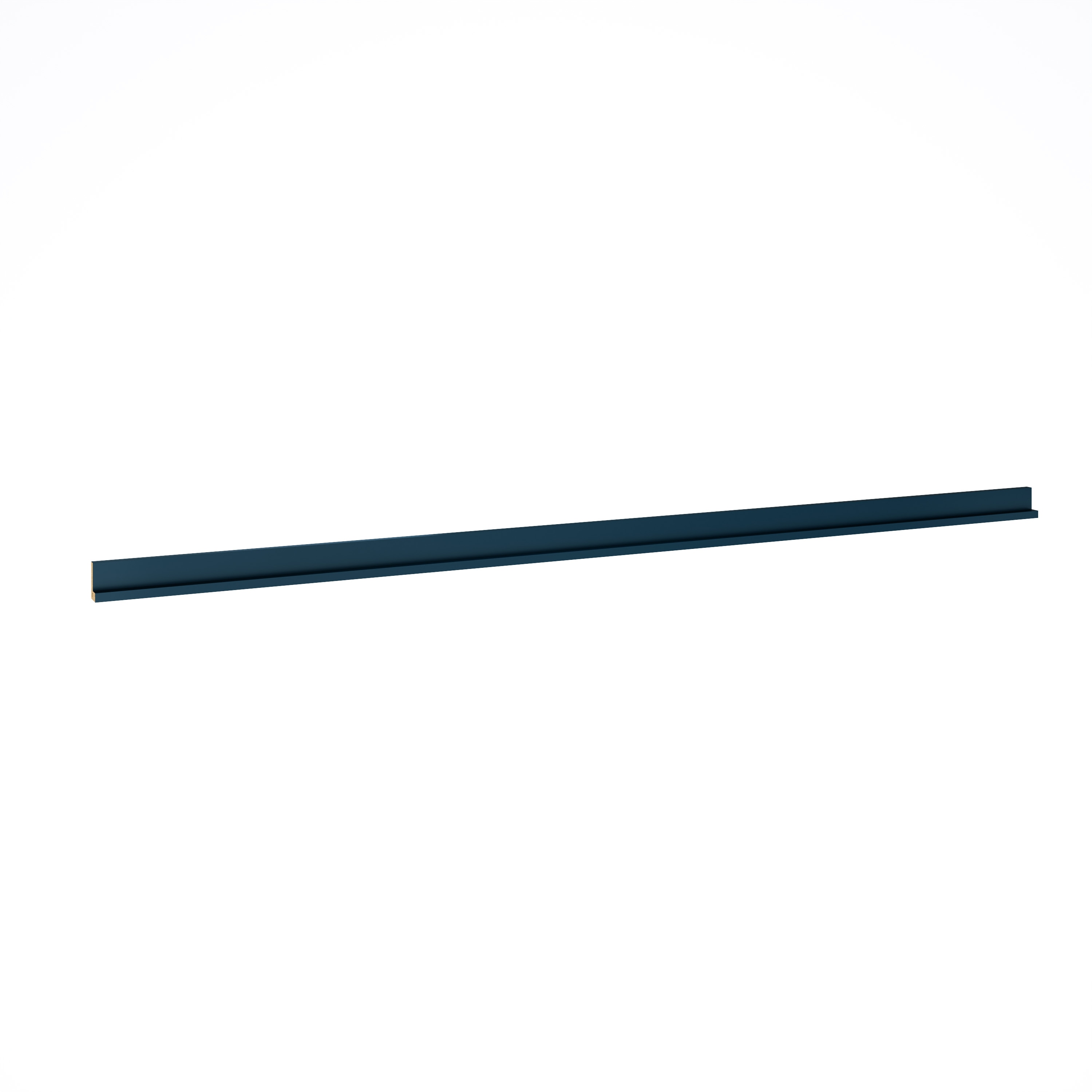 Diamond Express 315 STRS8 Square Edge Moulding 96-in W x 3-in H x 1.75-in D Regatta Blue Painted (Cabinet Starter Molding)