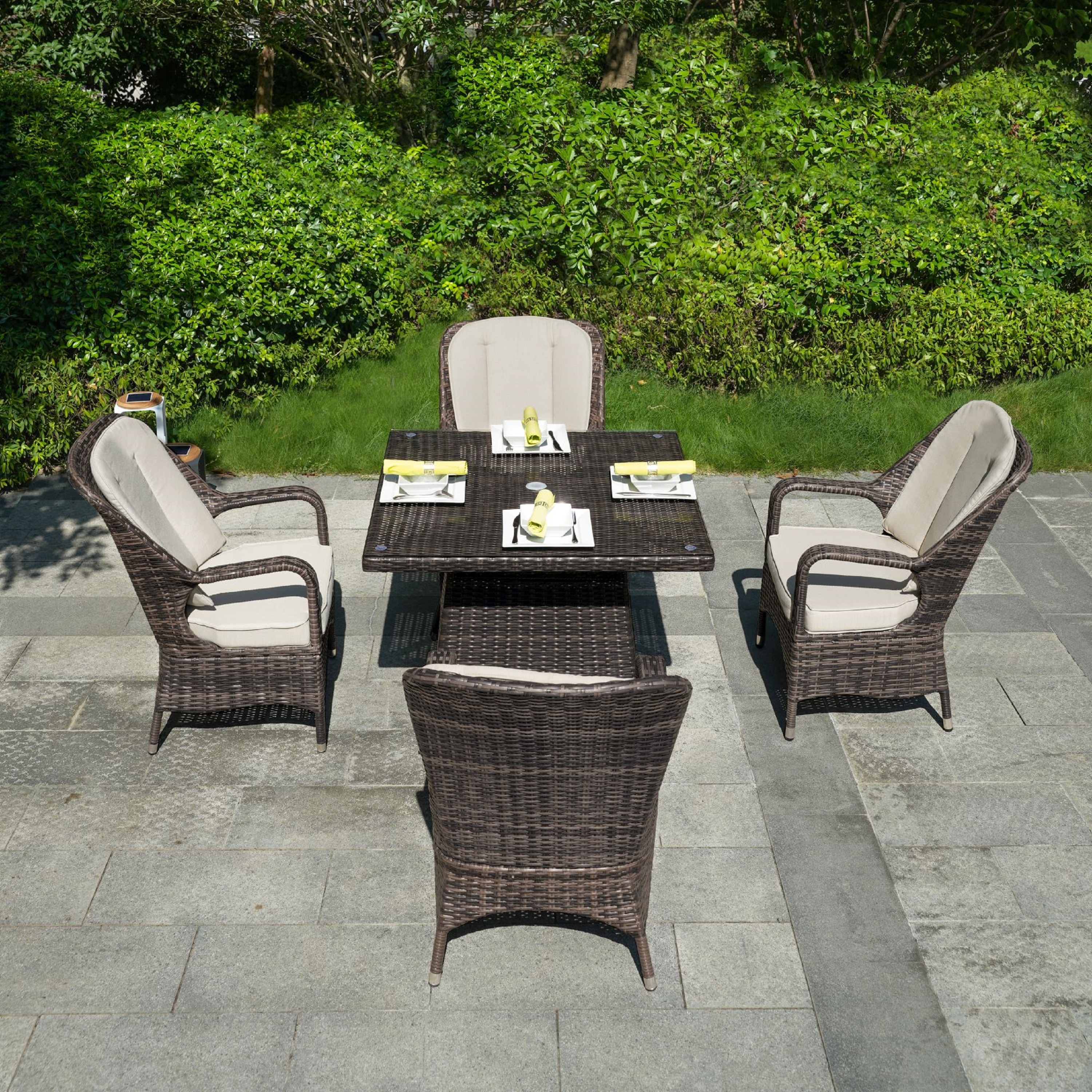 Moda Furnishings MPAD-1710-BR Patio-Dining-Sets - View #4