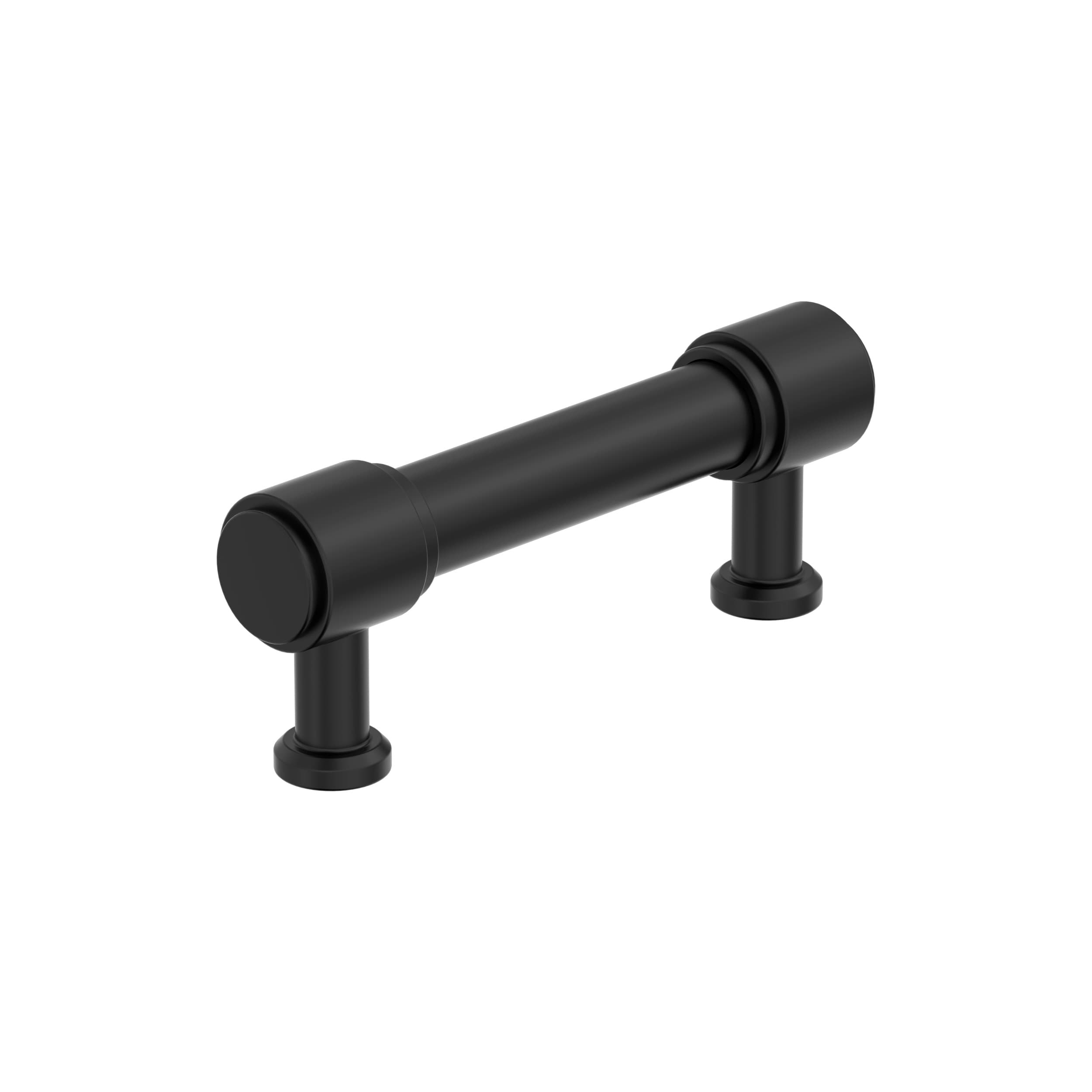 Amerock BP37462MB Faircrest 3-in , 76mm Center to Center Matte Black Cylindrical Bar