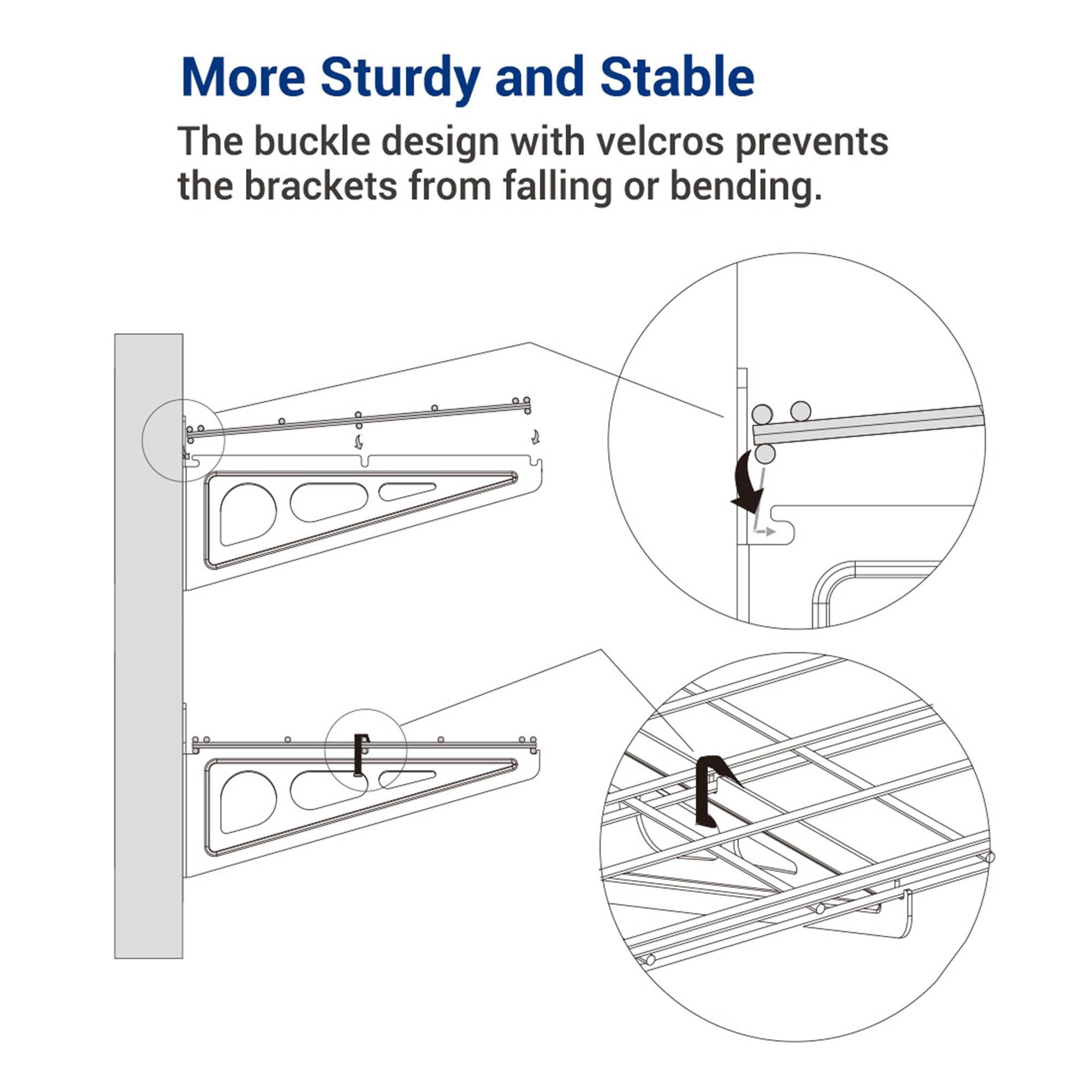 Fleximounts WR16-E Wall-Mounted-Shelving - View #8