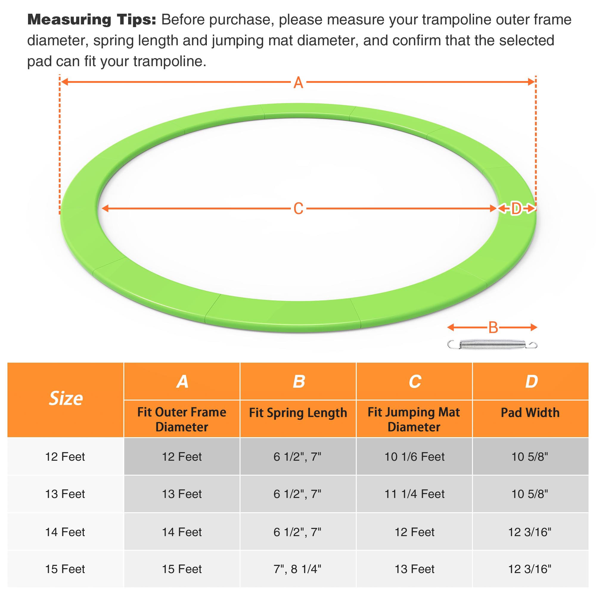 Yescom 09TMTTSP005-12-04-LO Trampoline-Accessories - View #2