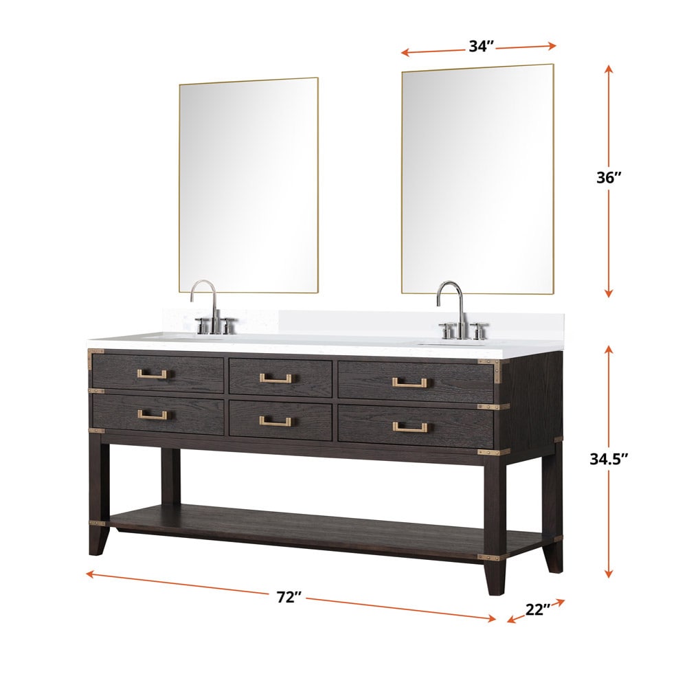 Lexora LVGR72DK201 Bath-Vanity-Combo - View #7