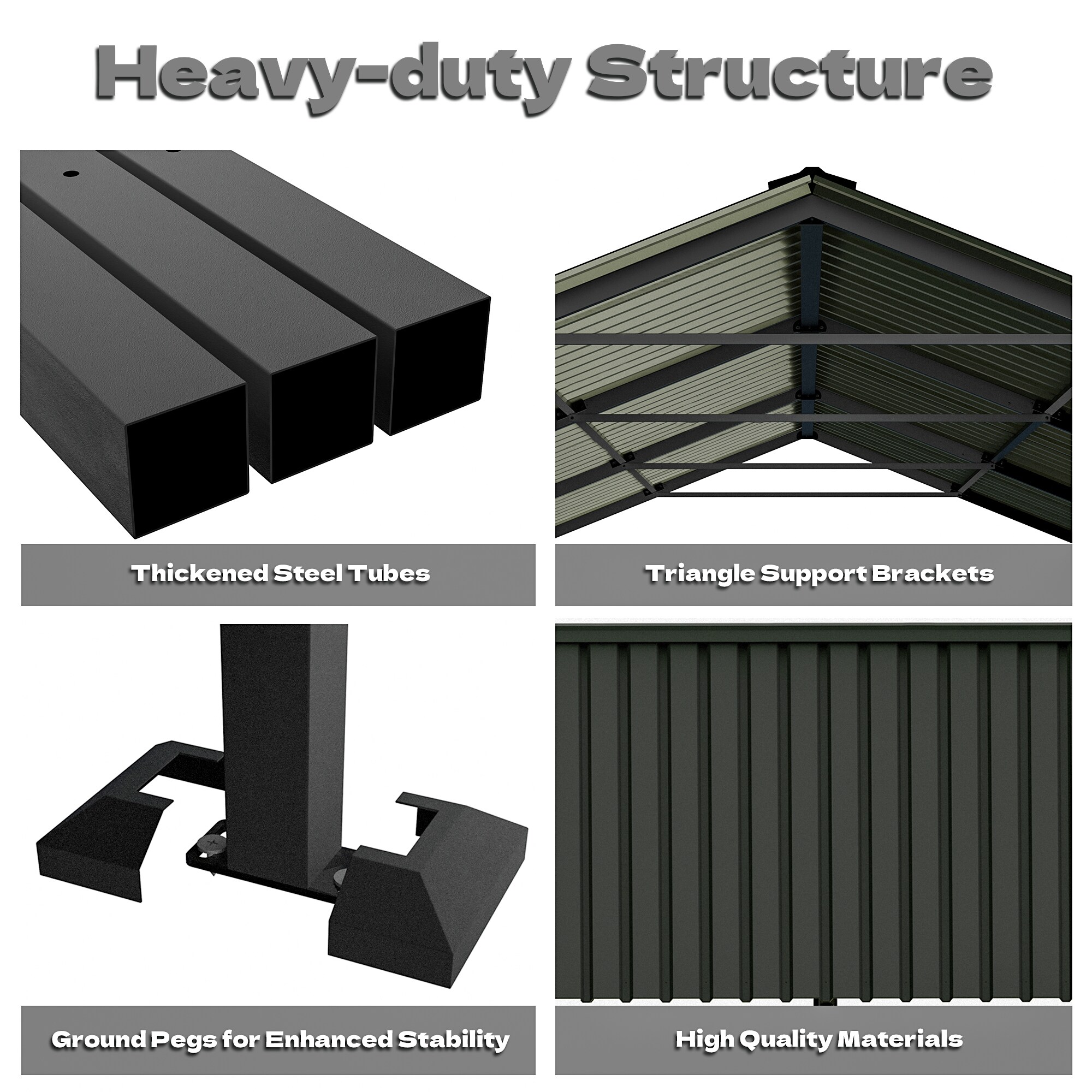 Patiowell LS-1007-V100 Carport-Covers - View #2