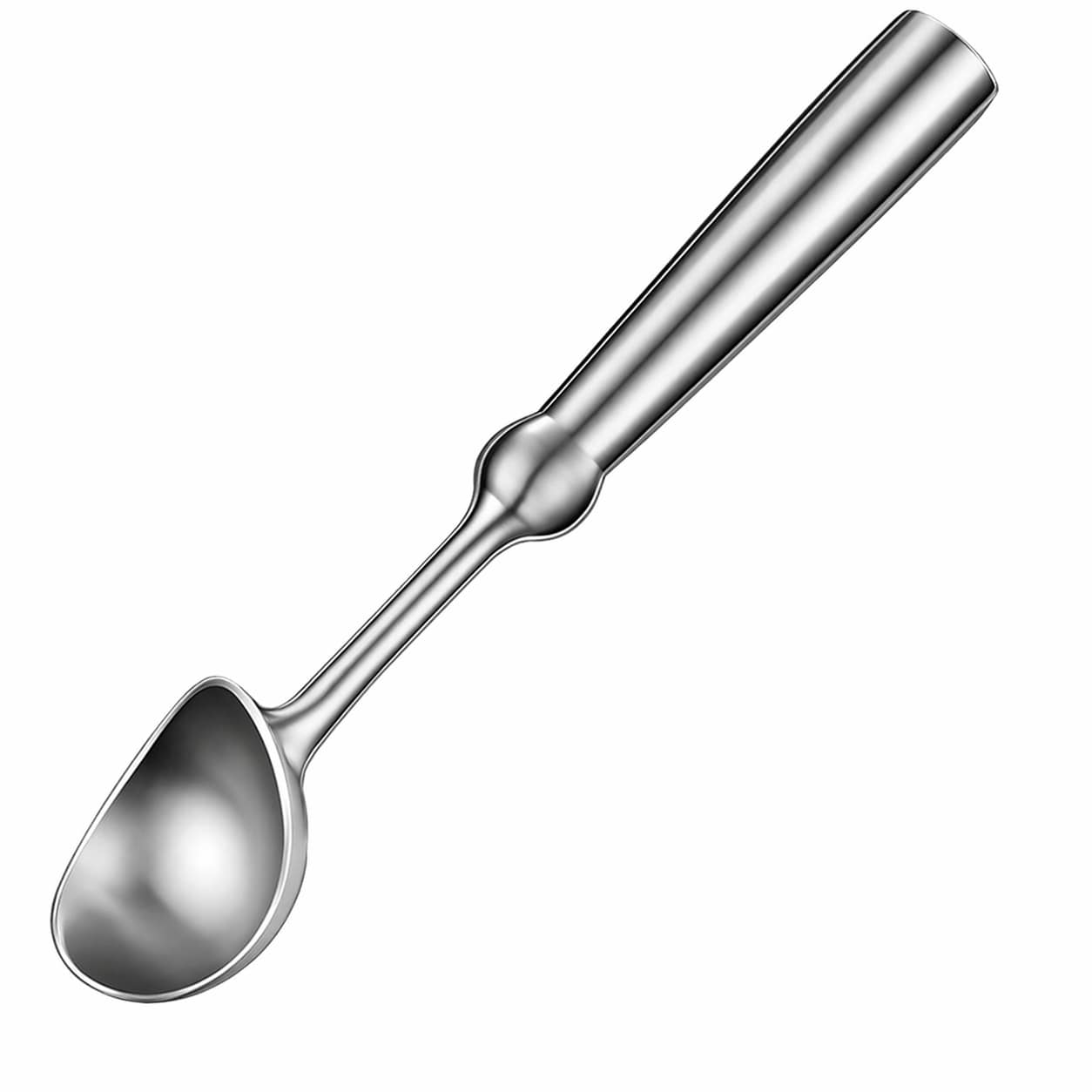 Aoibox  Heavy Duty Stainless Steel Large Ice Cream Scoop with Ergonomic Non Slip Thick Waist Handle for Comfortable Use