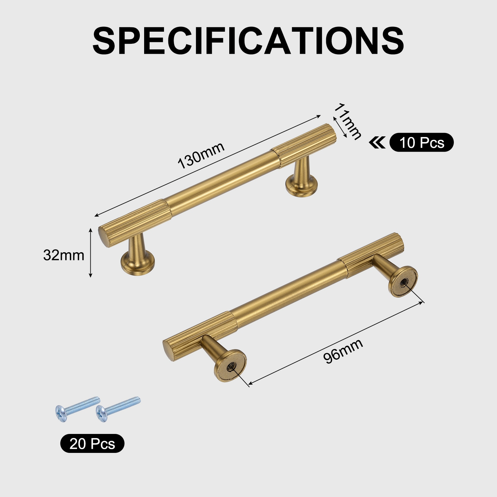 Unique Bargains S26081000UX6270 Cabinet-Pulls - View #2
