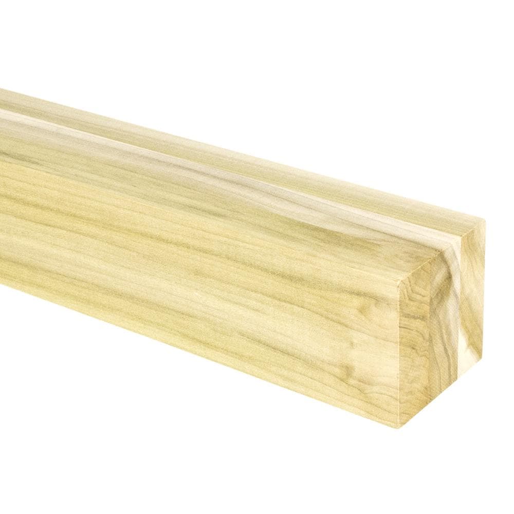 RELIABILT L5200333 3-in x 3-in x 3-ft Unfinished S4S Poplar Common Hardwood Board