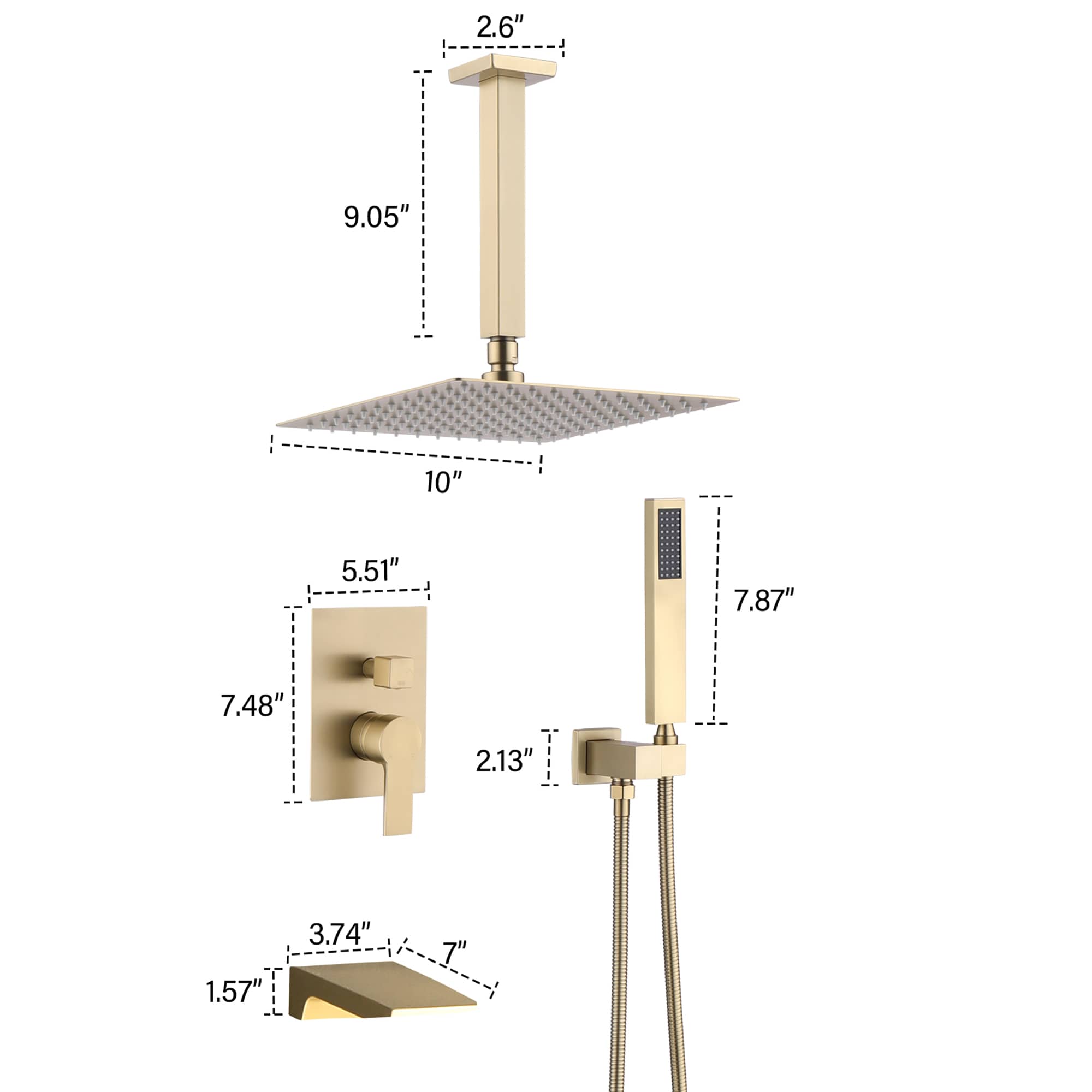Tahanbath MT2-21749909 Showerhead-Bar-Panels - View #6