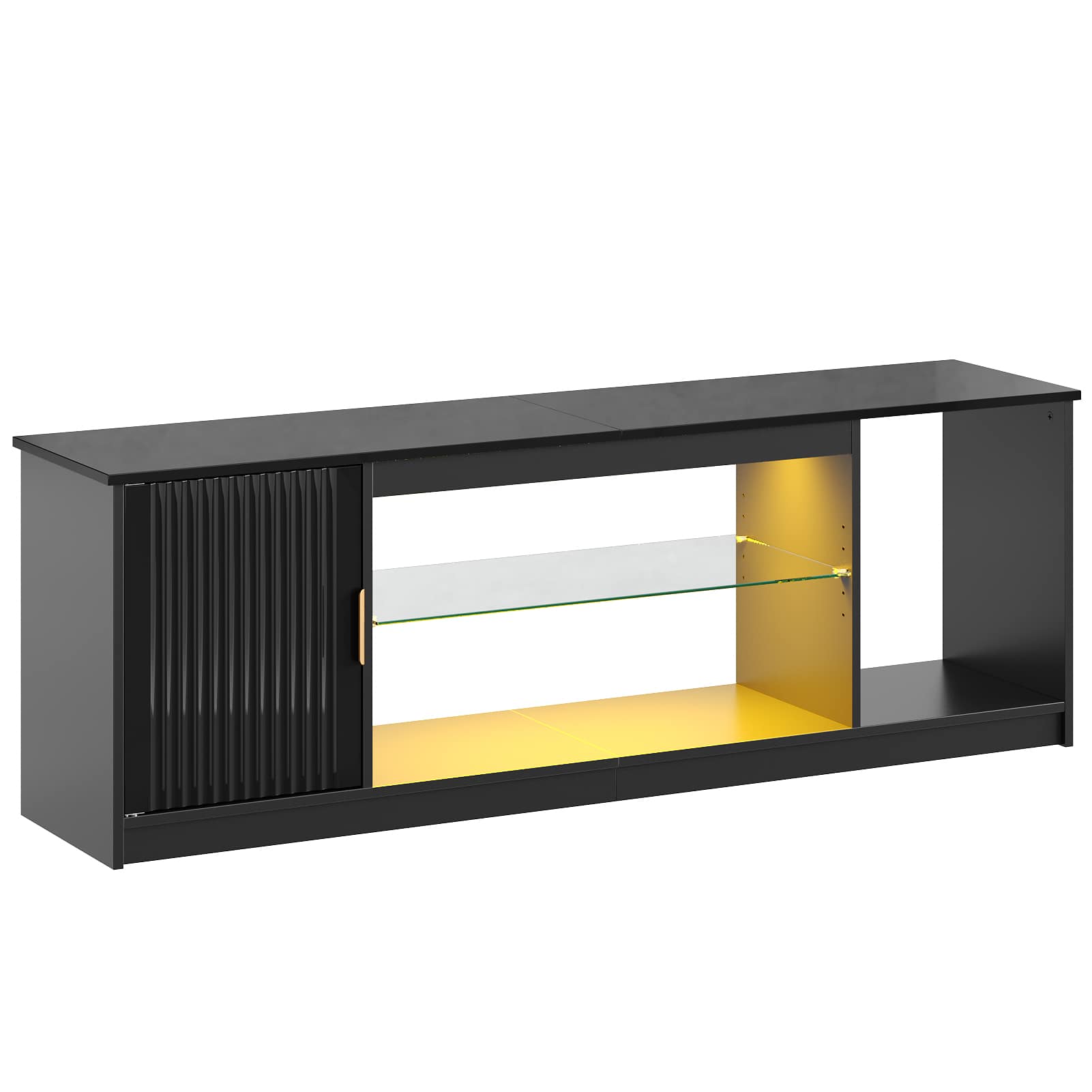 Bestier LOW-L101615C-YBLK Tv-Stands - View #7