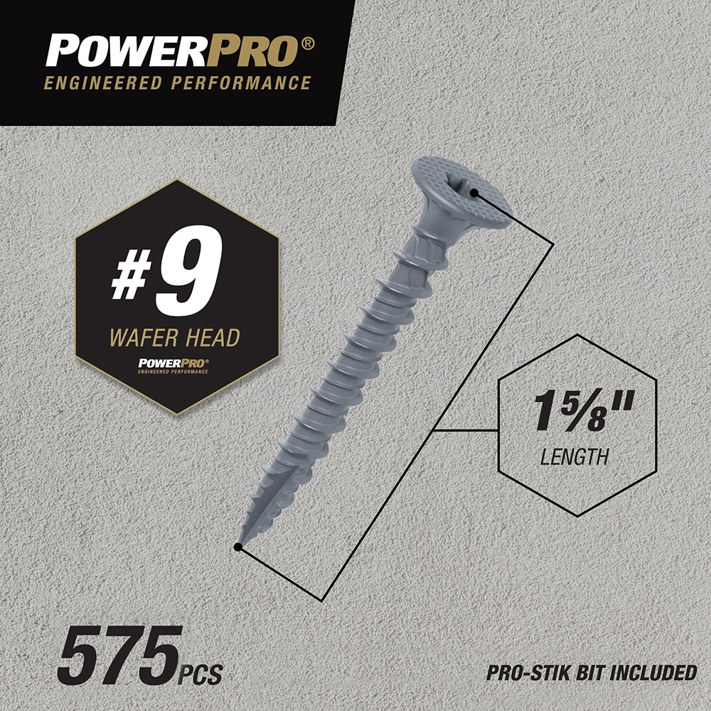 Power Pro 48894 Cement-Board-Screws - View #4
