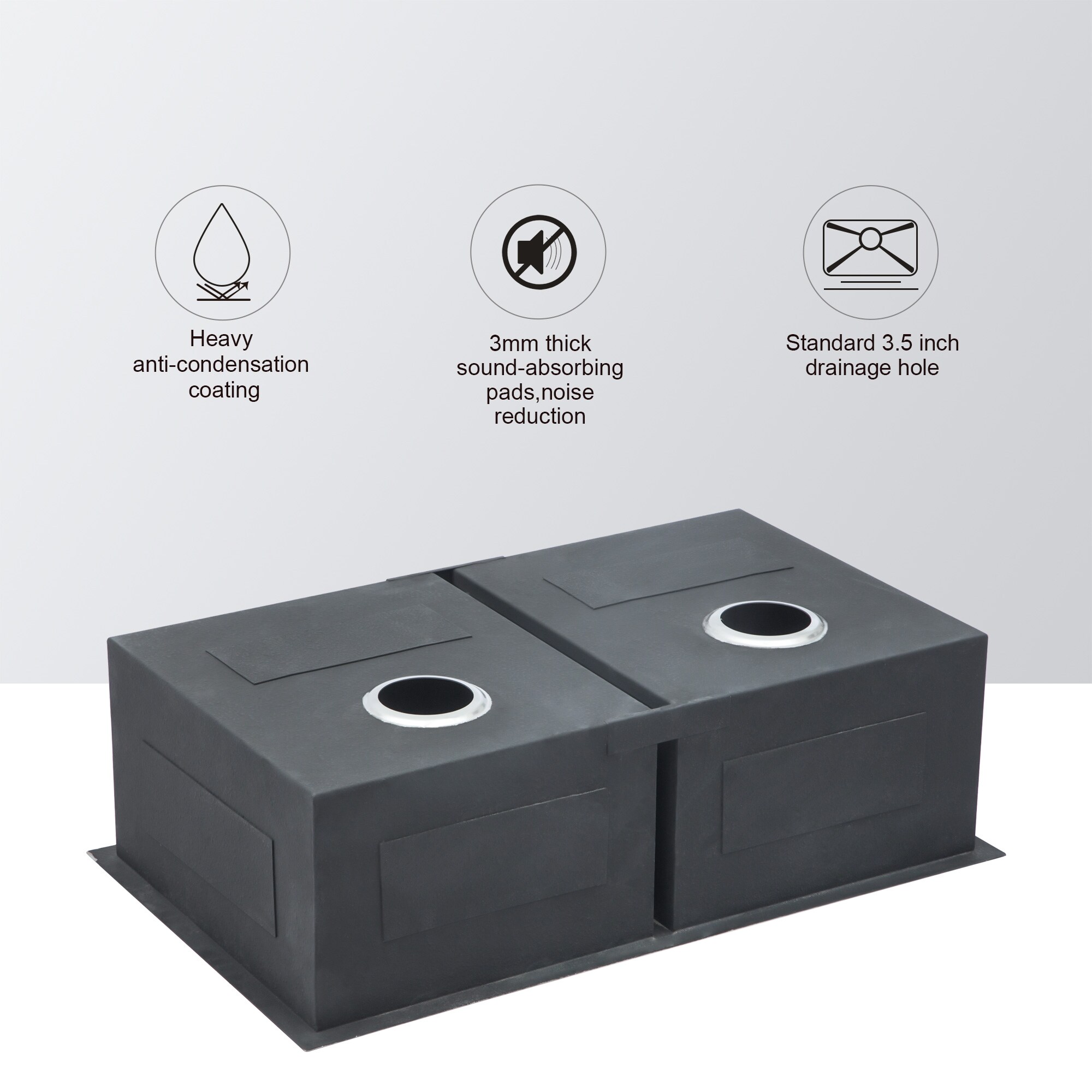 Lordear H-LMU33199A2-55 Kitchen-Sinks - View #3