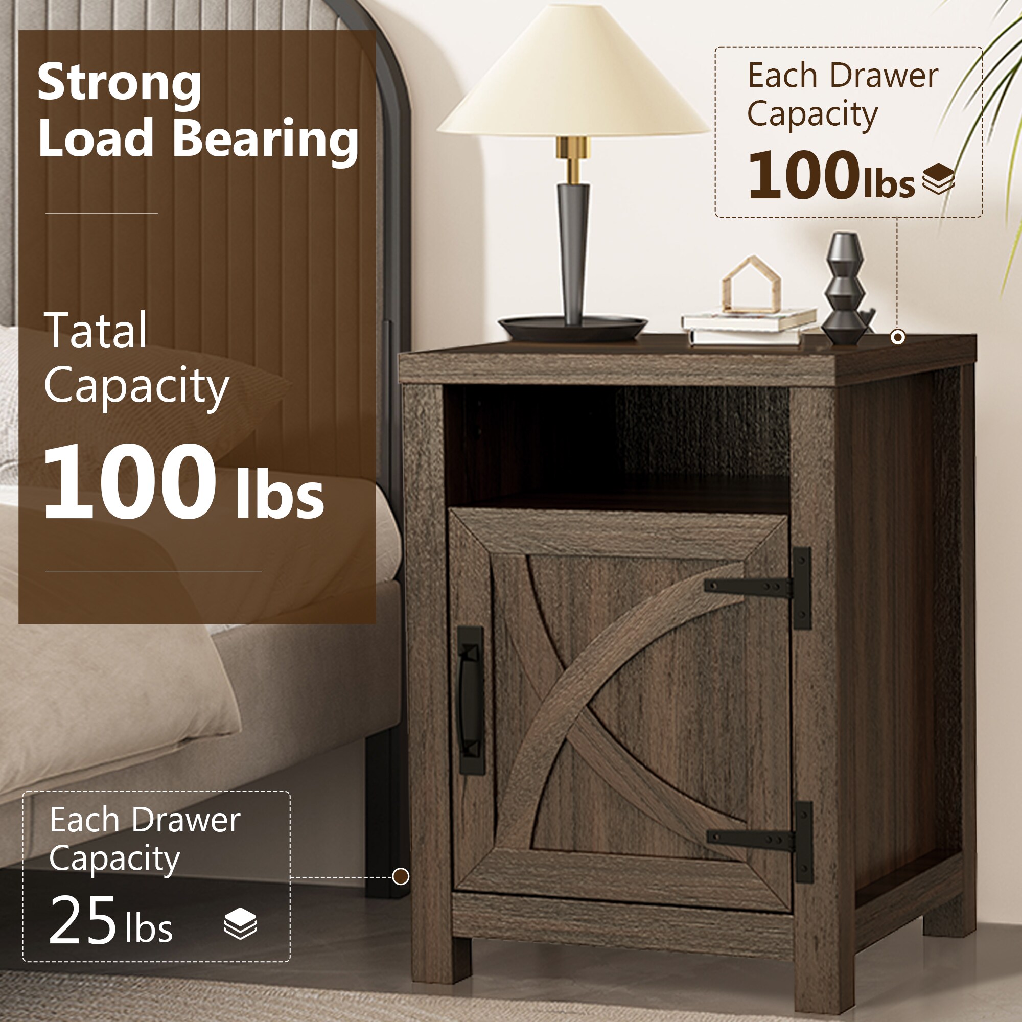 IHOMEadore BBJ11017-18-DOK nightstands - View #4