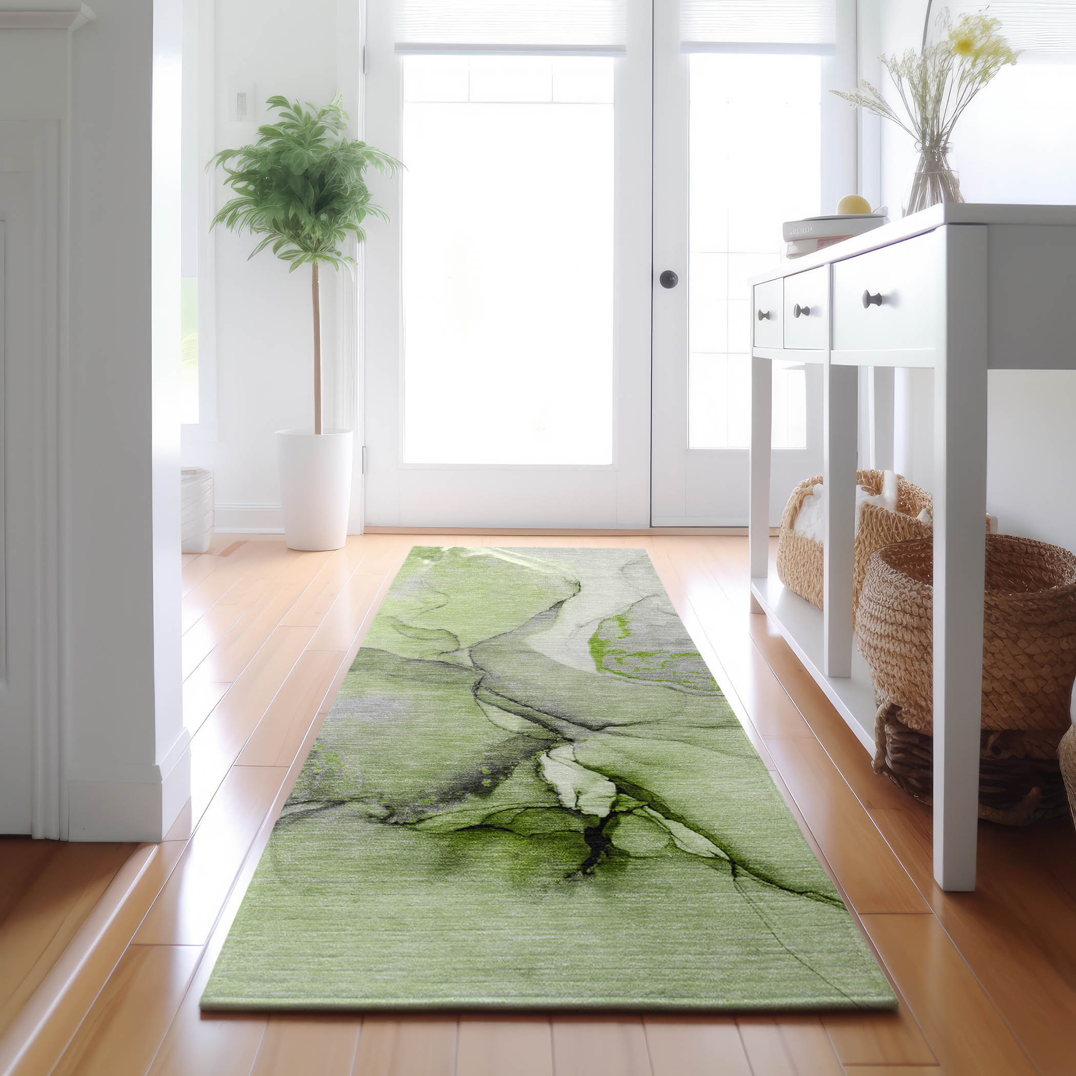 Addison Rugs AMF571RD8X10 Mayfield AMF571RD 8 x 10 (ft) Loomed Polyester Red Rectangular Indoor Geometric Machine washable Area rug