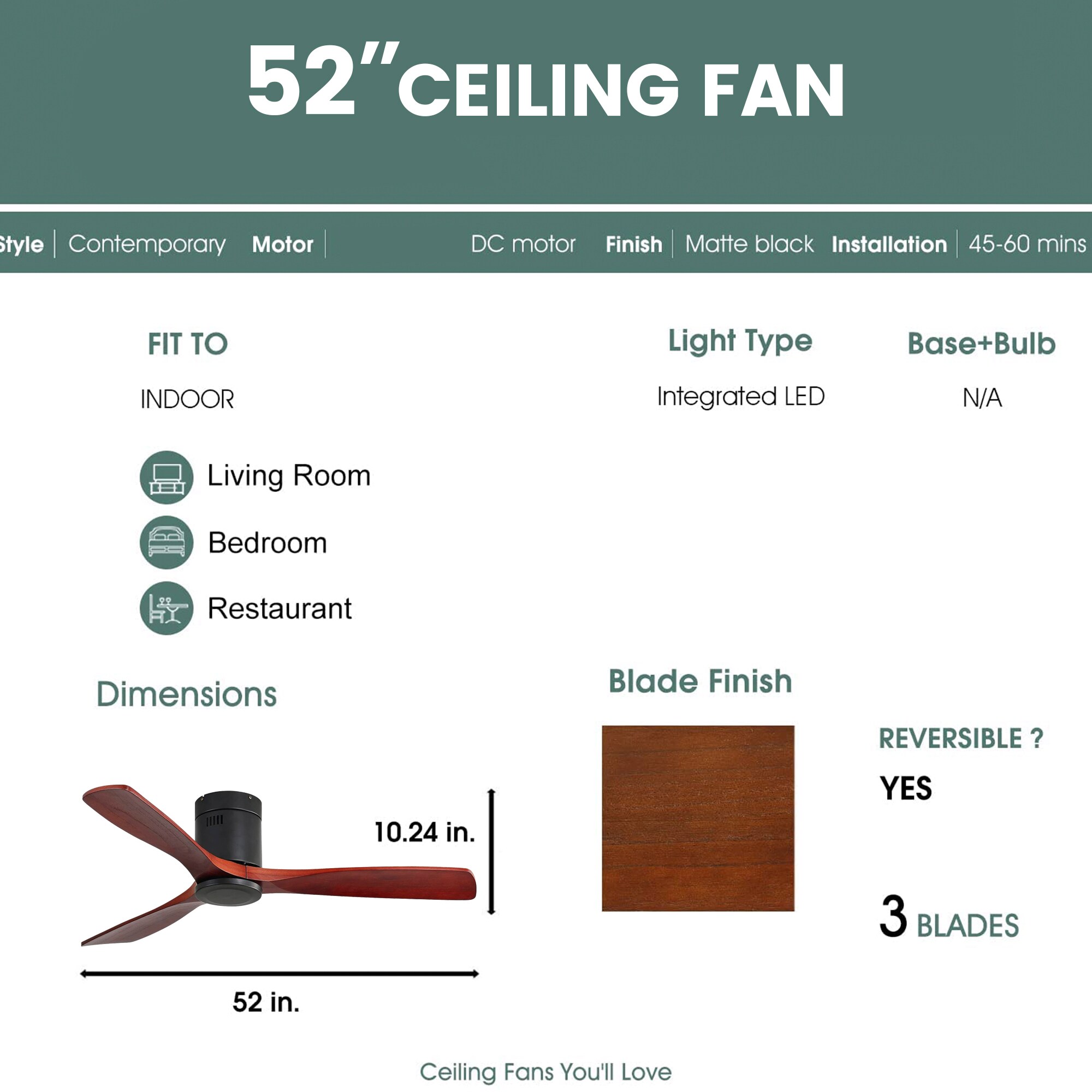 BANSA ROSE LOCK2301 Ceiling-Fans - View #12