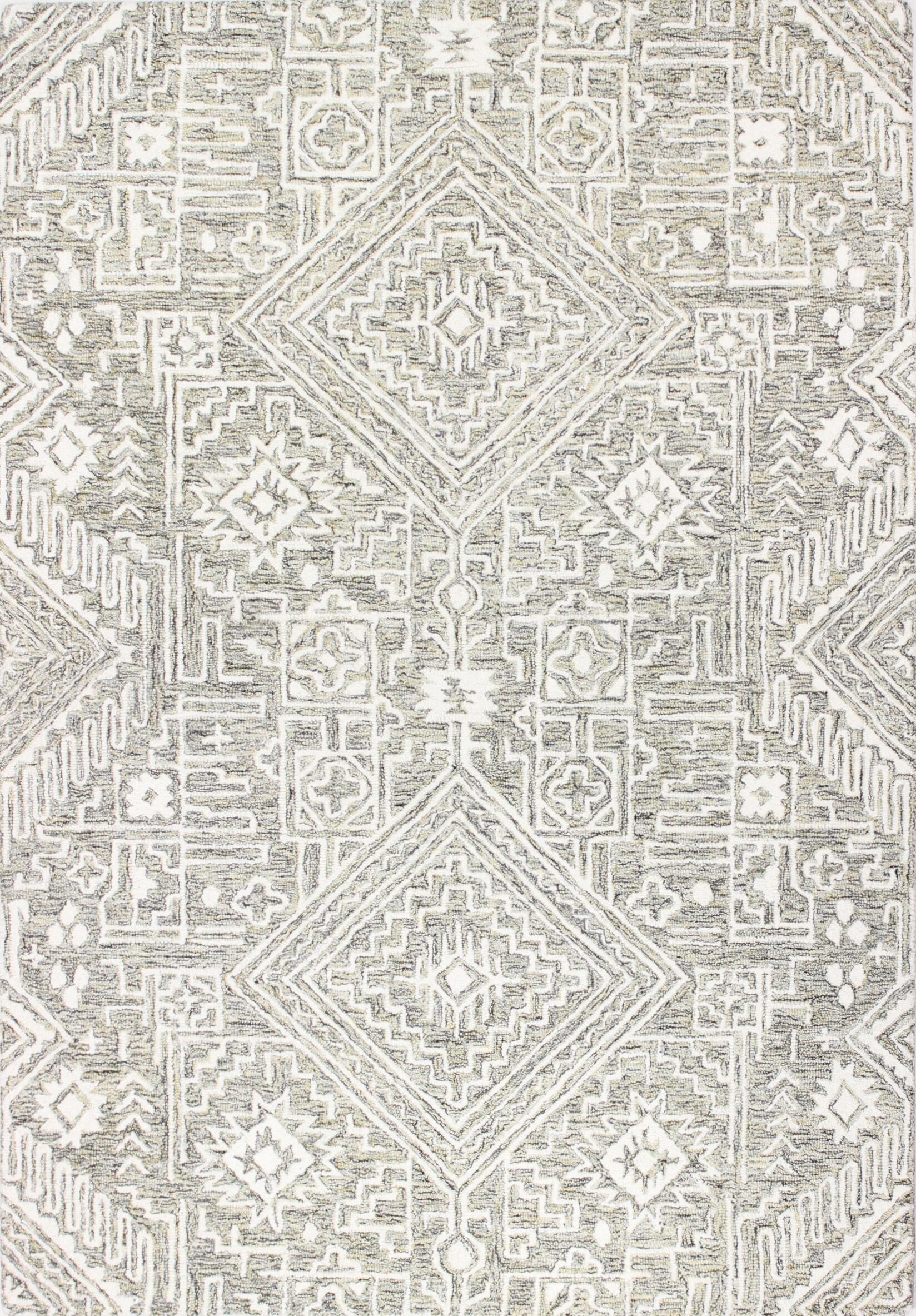 Bashian 649652292731 4 X 6 (ft) Wool Gold Indoor Geometric Farmhouse/Cottage Area Rug