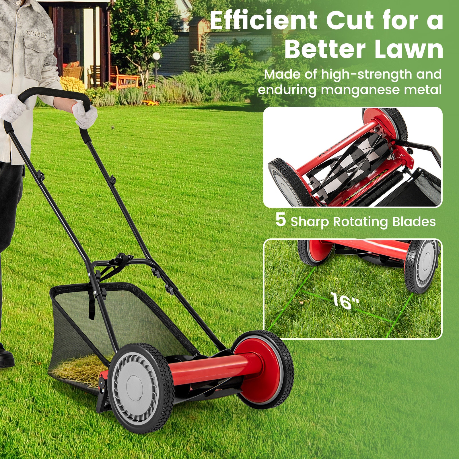 Volenca VOL-KT13AS Push-Mower-Reel - View #6