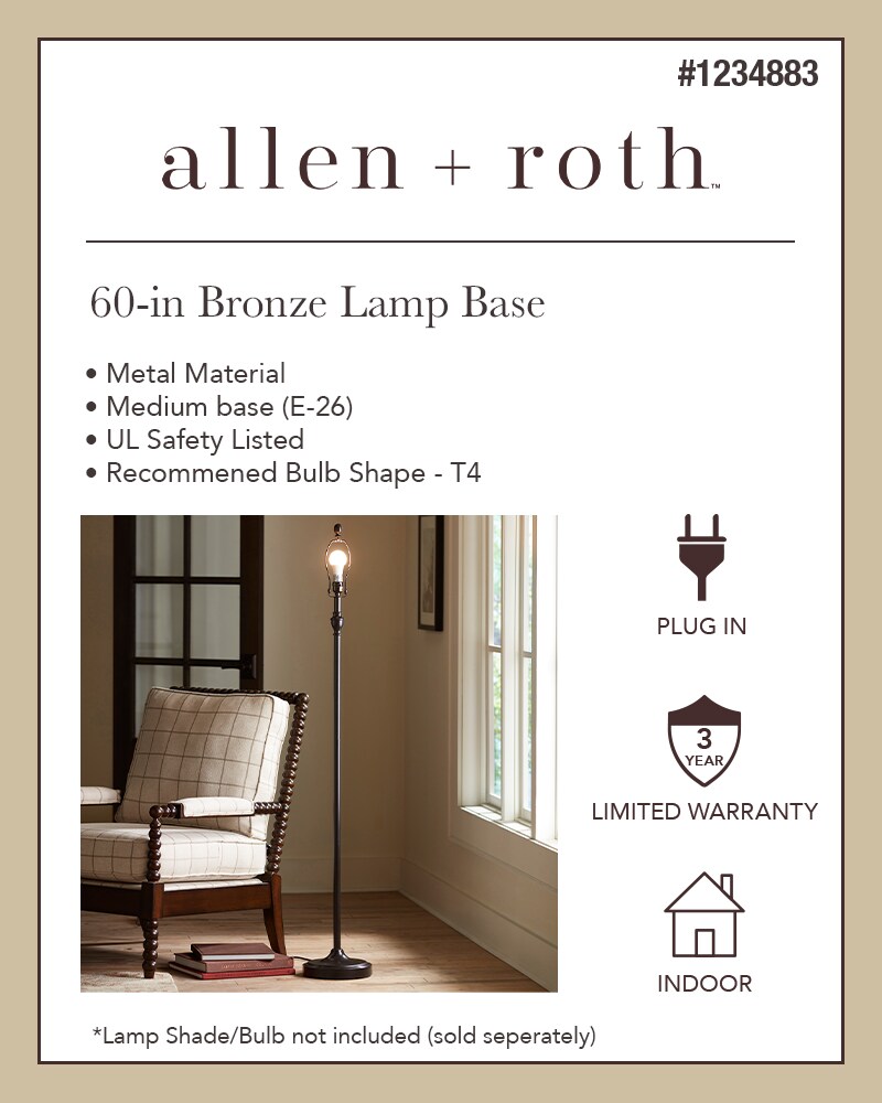 allen + roth LBC010BZ Lamp-Bases - View #2