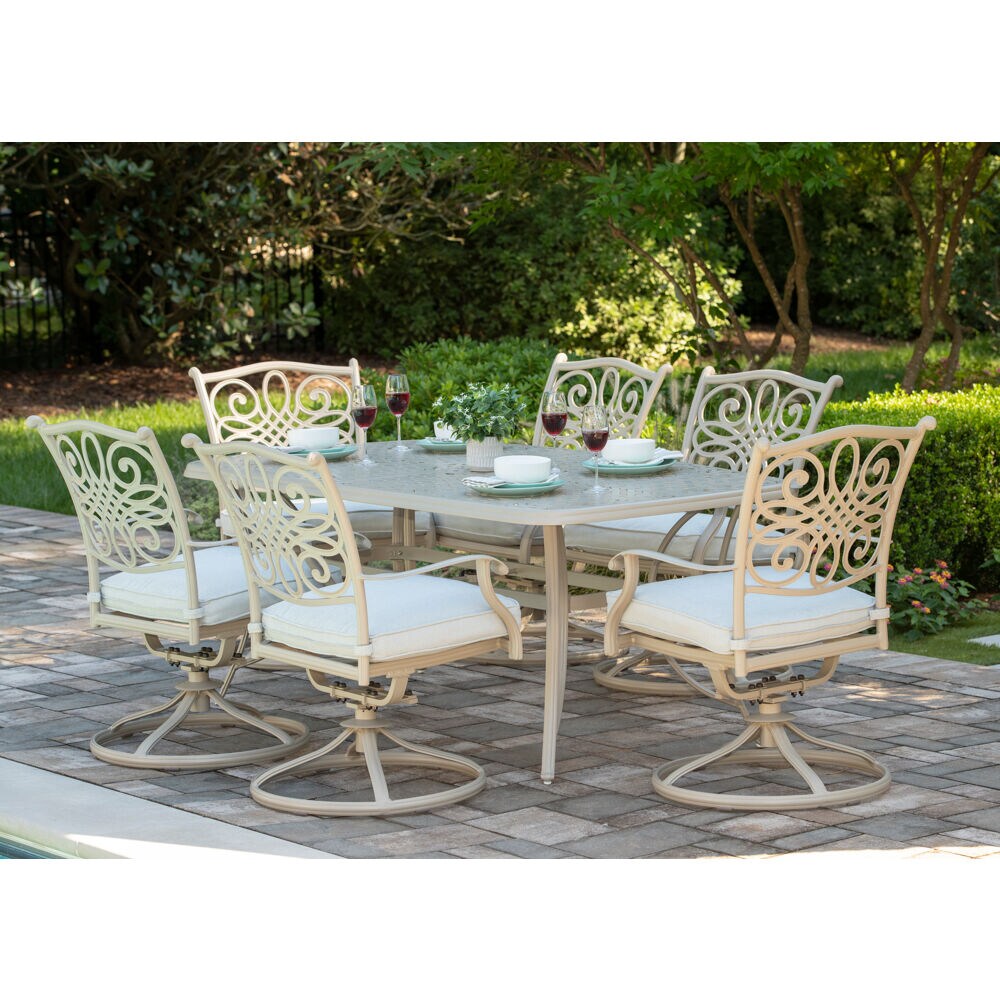 Hanover TRADDNSD7PCSW6-BE Patio-Dining-Sets - View #12