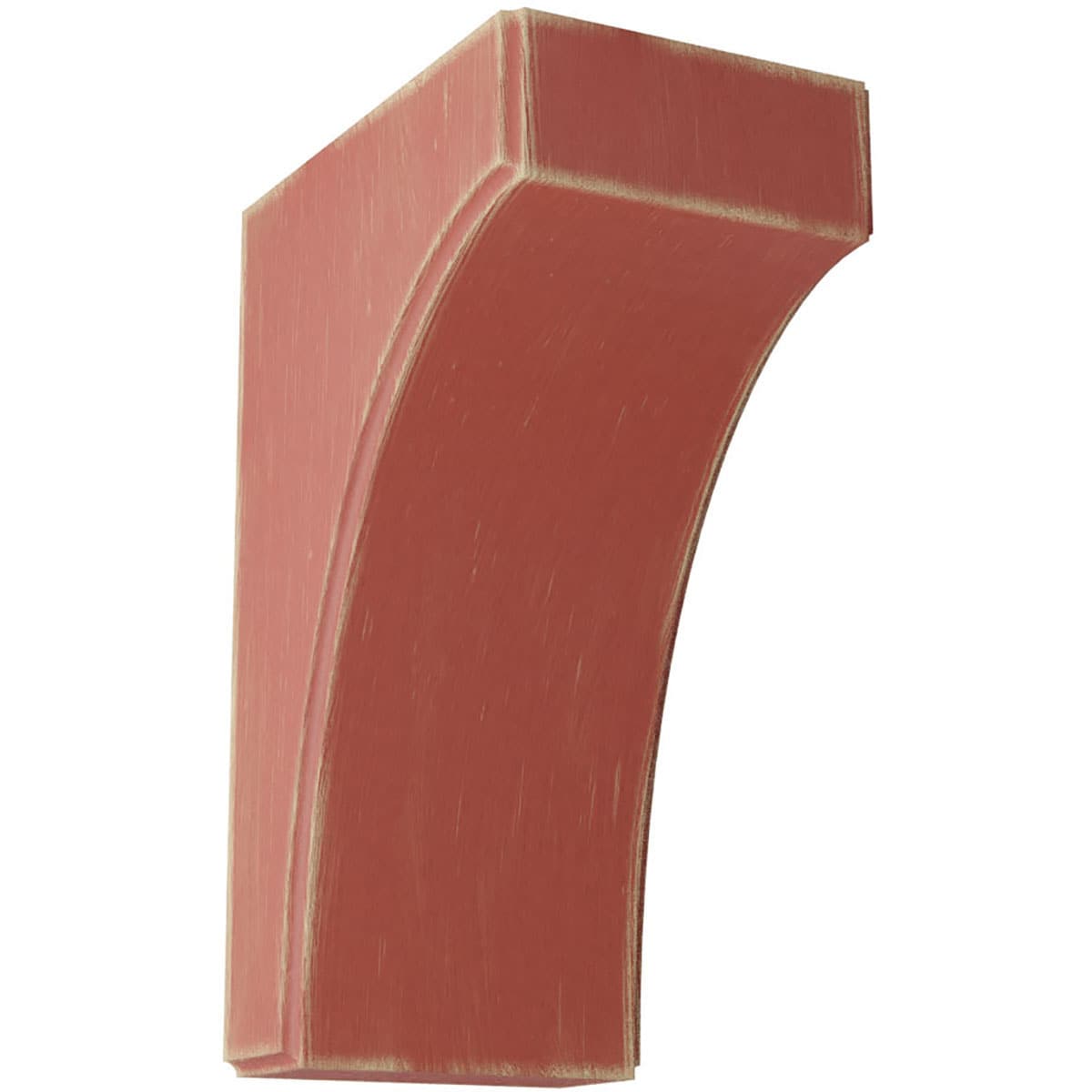 Ekena Millwork BKTWD05X08X12CVRD Clarksville 5-1/4-in x 8-in x 12-in Rubberwood Red Wood Standard Bracket