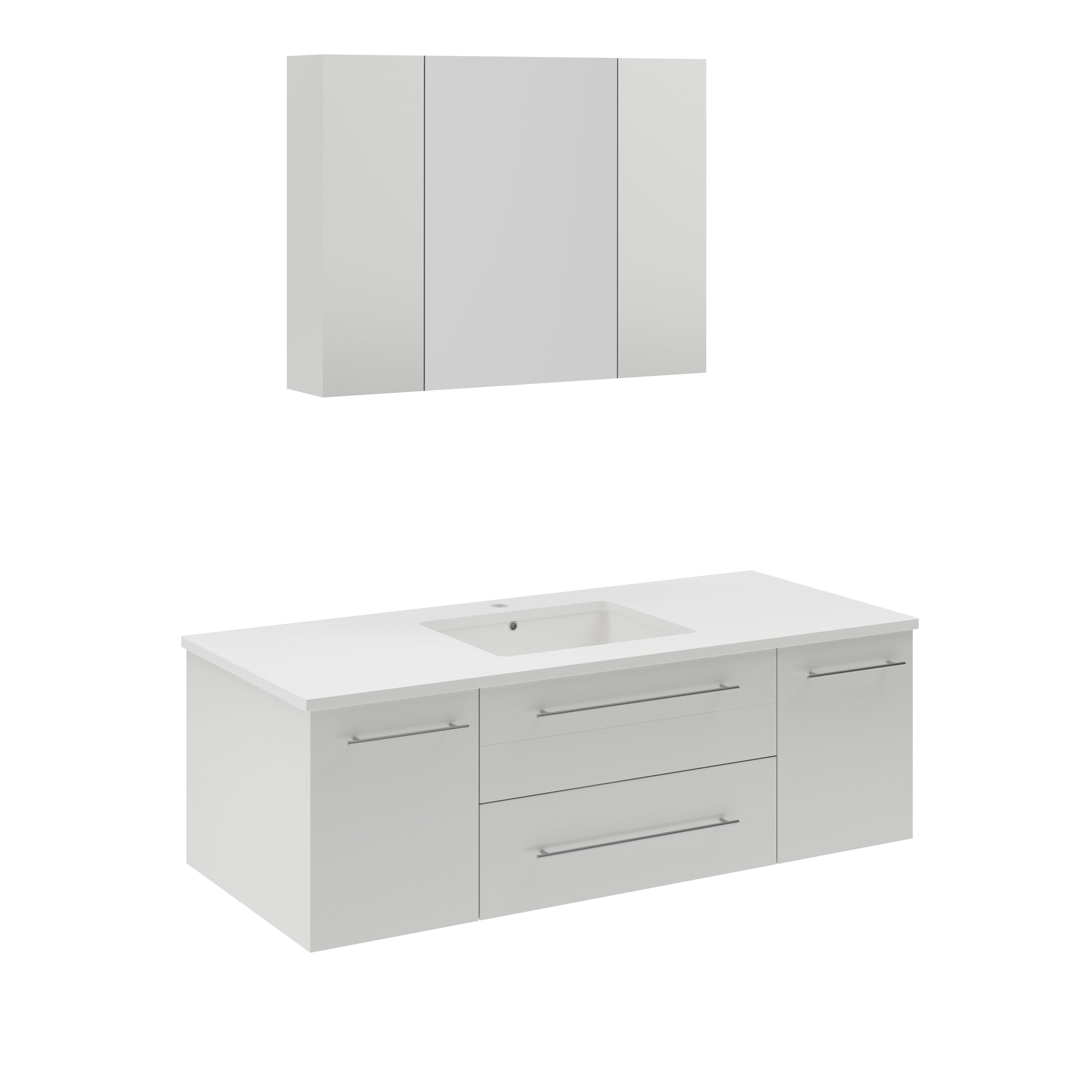 Fresca FVN6148WH-UNS Bath-Vanity-Combo - View #2