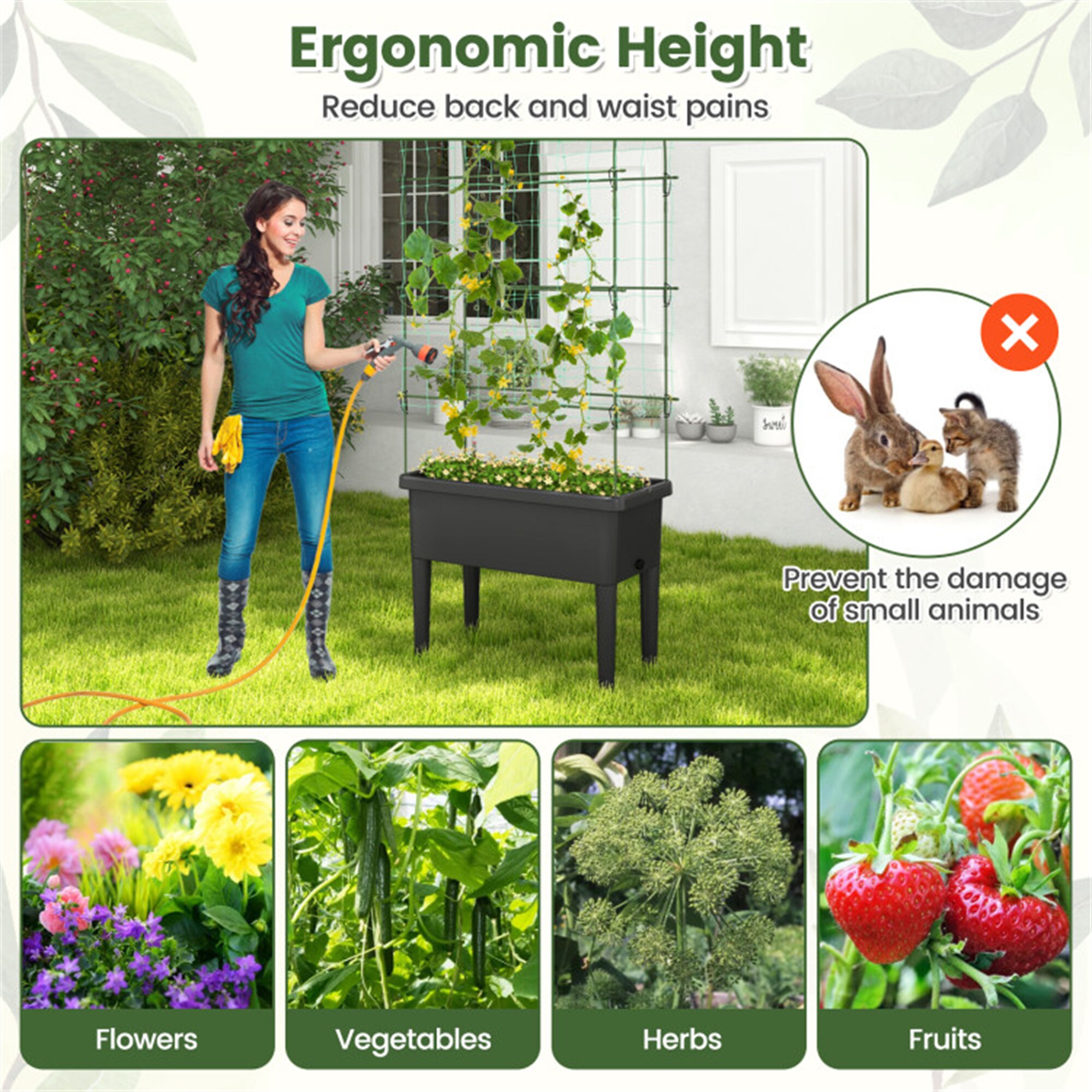 BABOOM BOM-T4163BK-CO Raised-Planter-Boxes - View #9