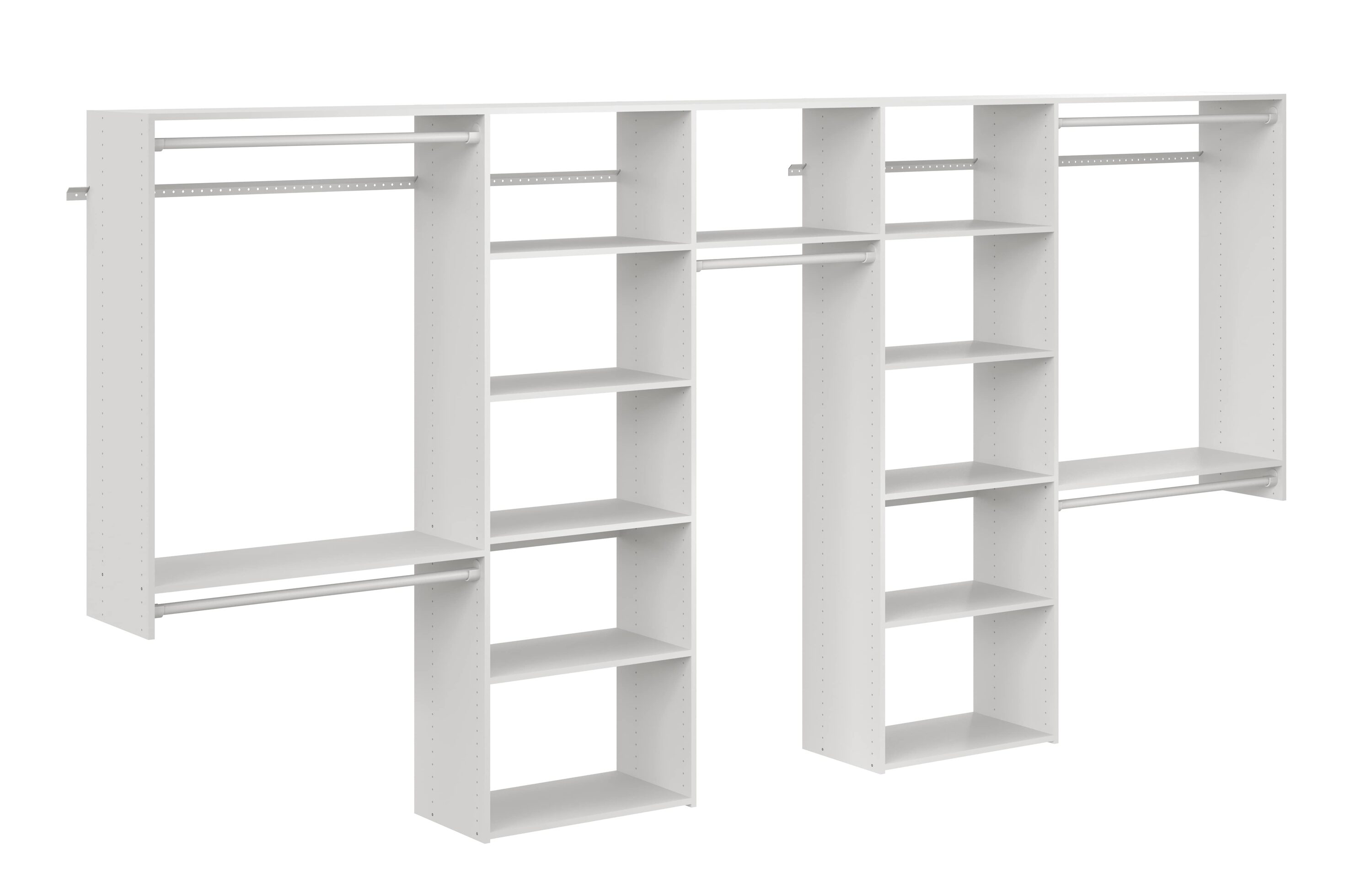 Easy Track PH162-WH Wood-Closet-Kits - View #2