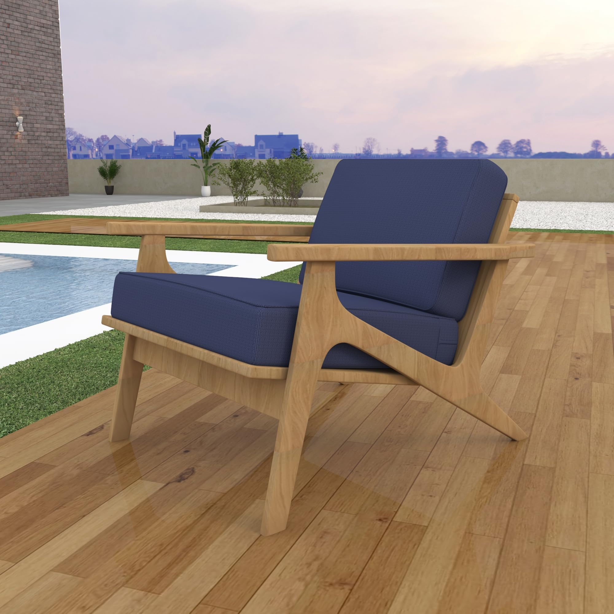 Covers & All CUSH270C-CRNB Patio-Furniture-Cushions - View #5