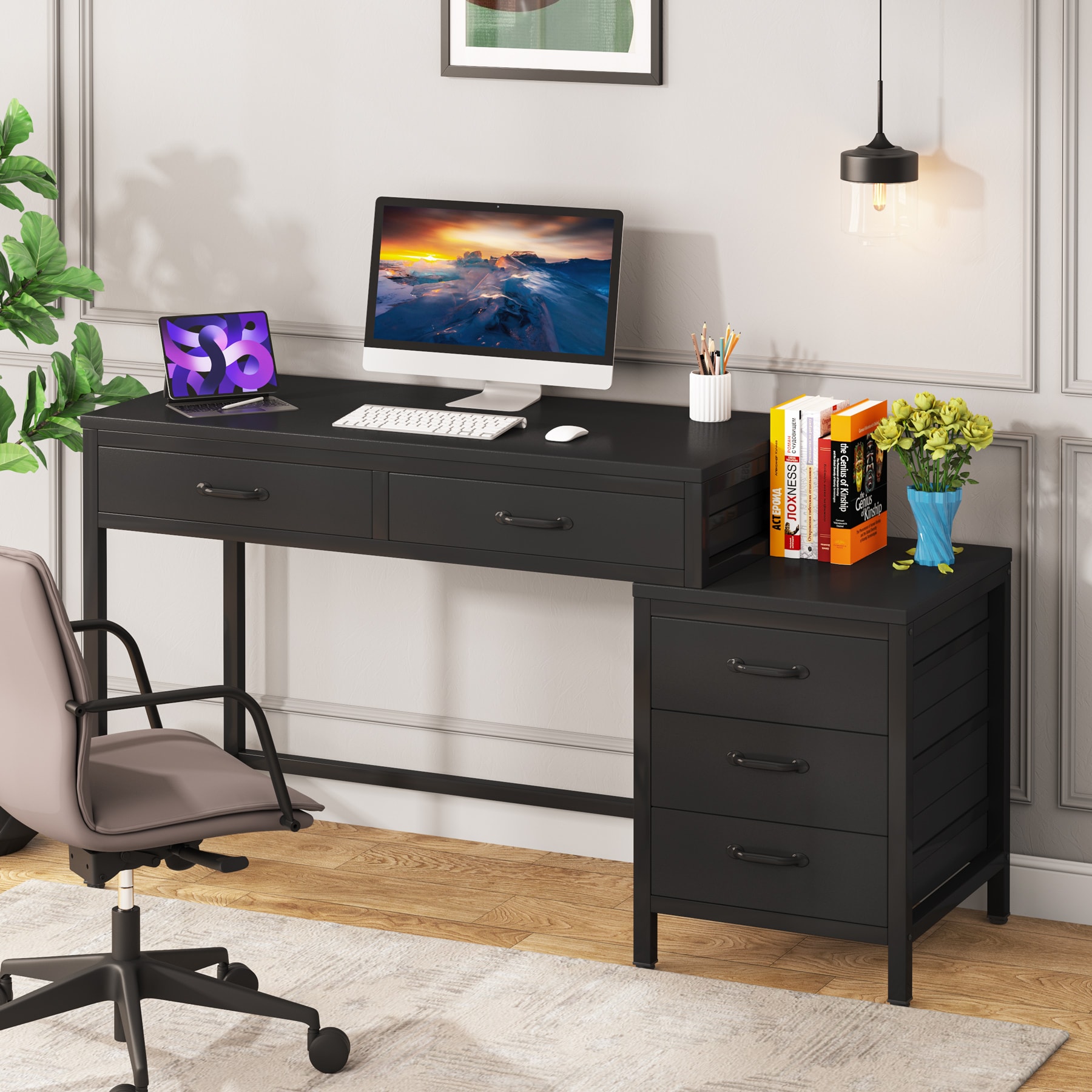 Fnova LWTJ-JW0838 Office-Tables - View #2