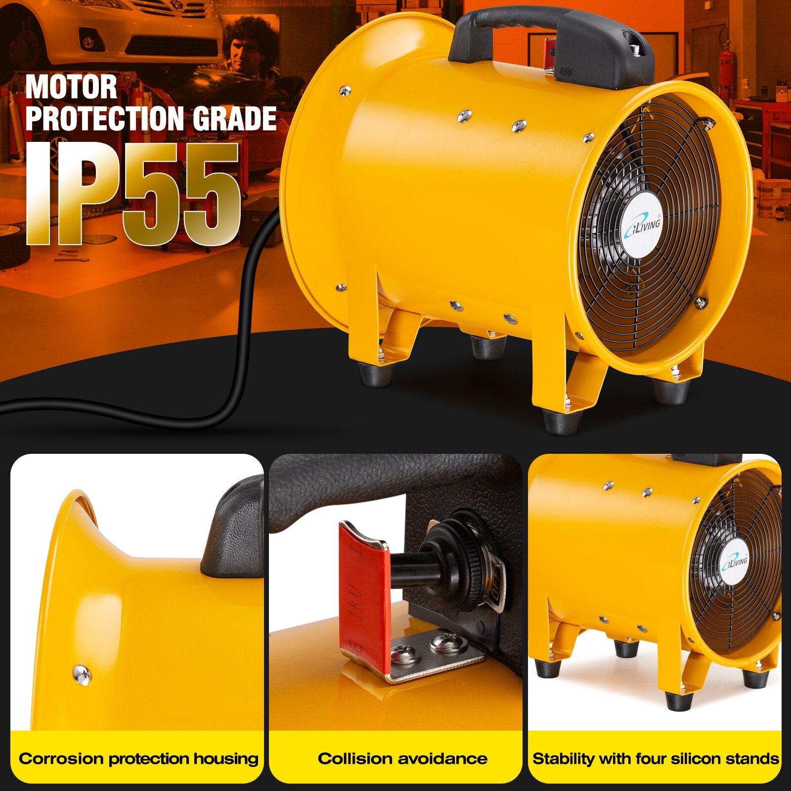 iLIVING ILG8VF10 Blower-Fans - View #5