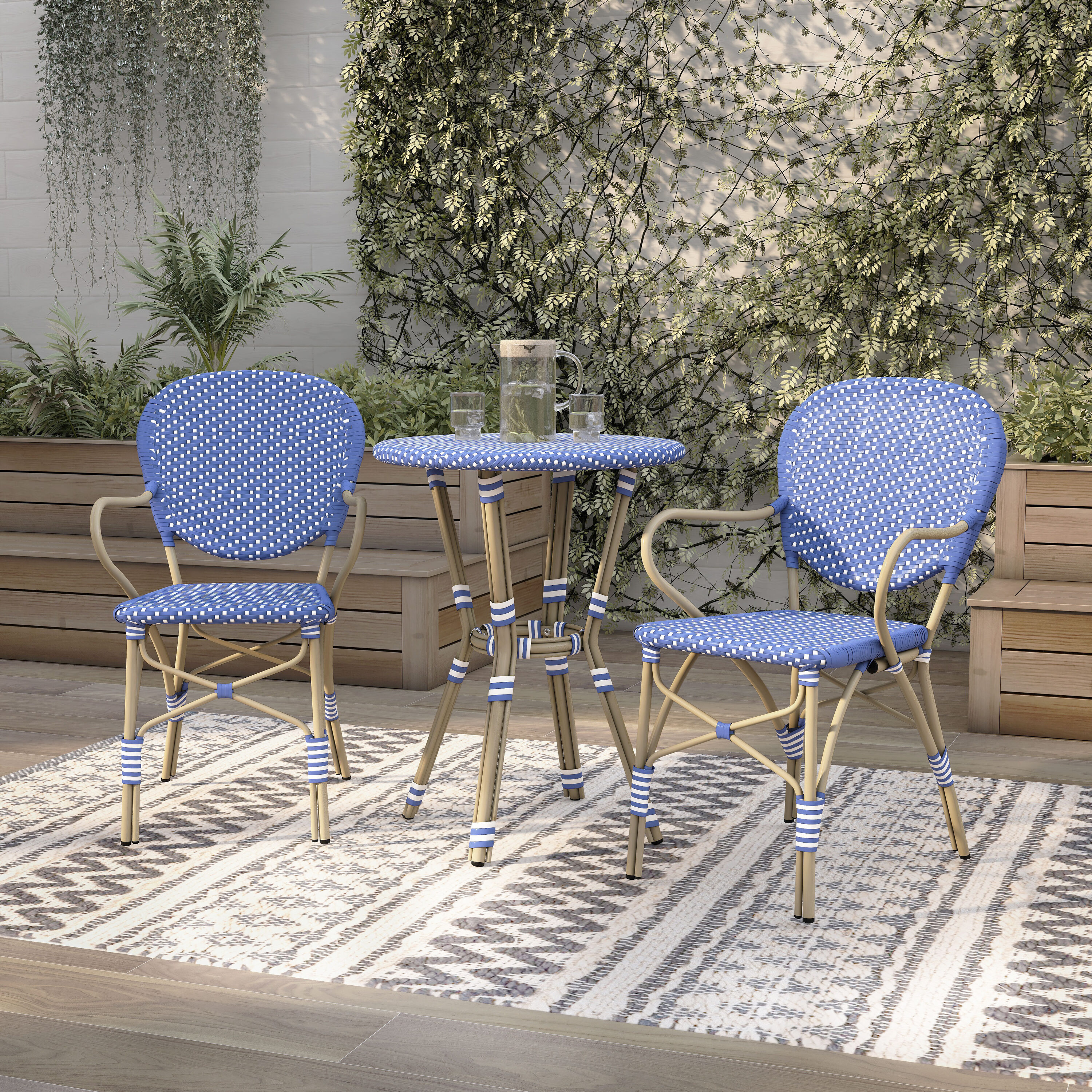 Furniture of America IDF-OT1849BL3PK Patio-Dining-Sets - View #8