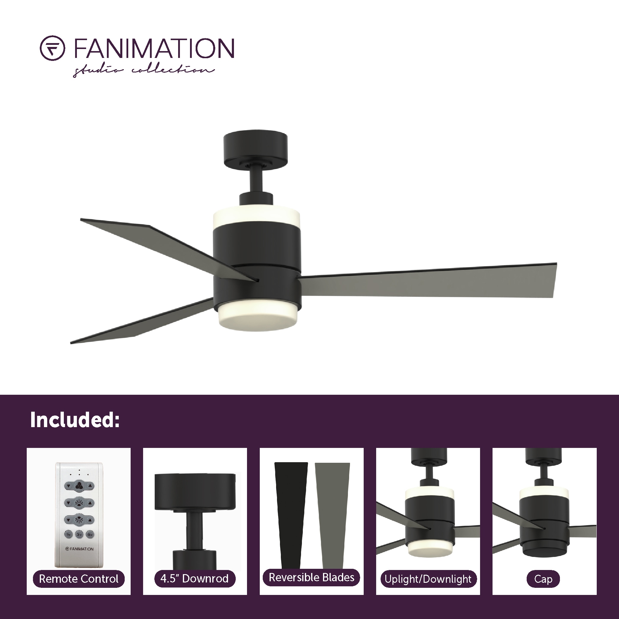 Fanimation Studio Collection LP8577LBL Ceiling-Fans - View #7