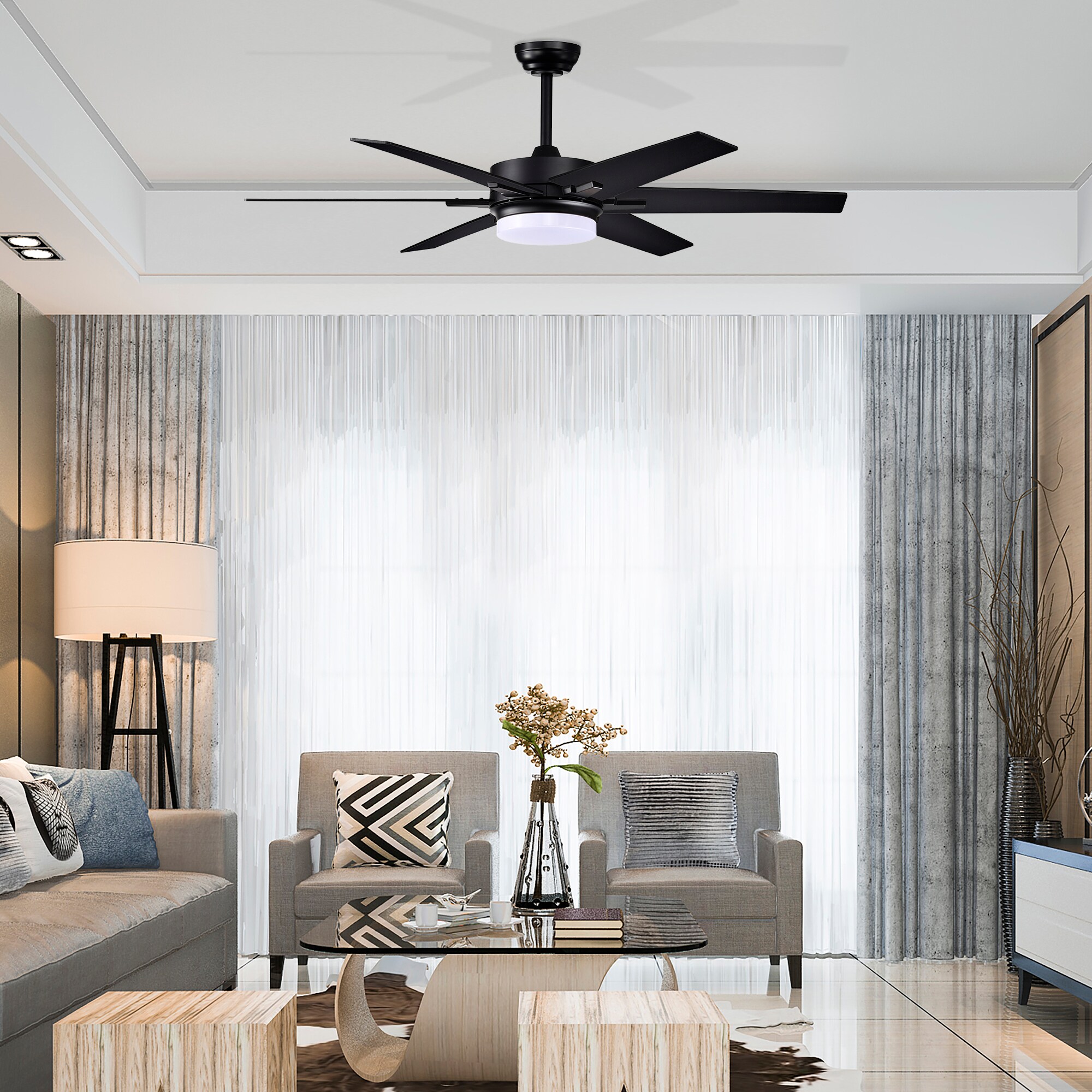 Edvivi FFG7625BK Ceiling-Fans - View #10