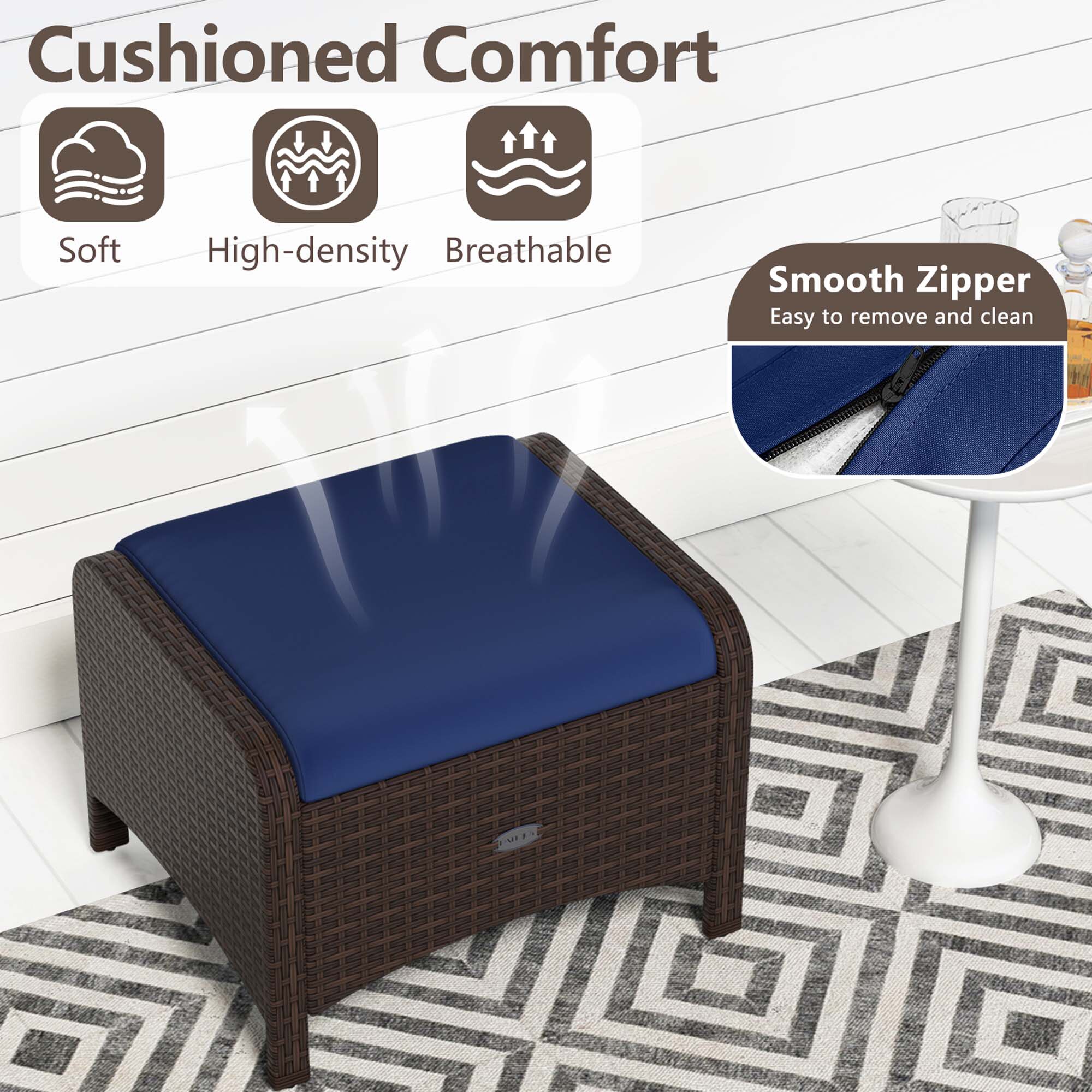 Costway HCST05760 Stools-Ottomans - View #4