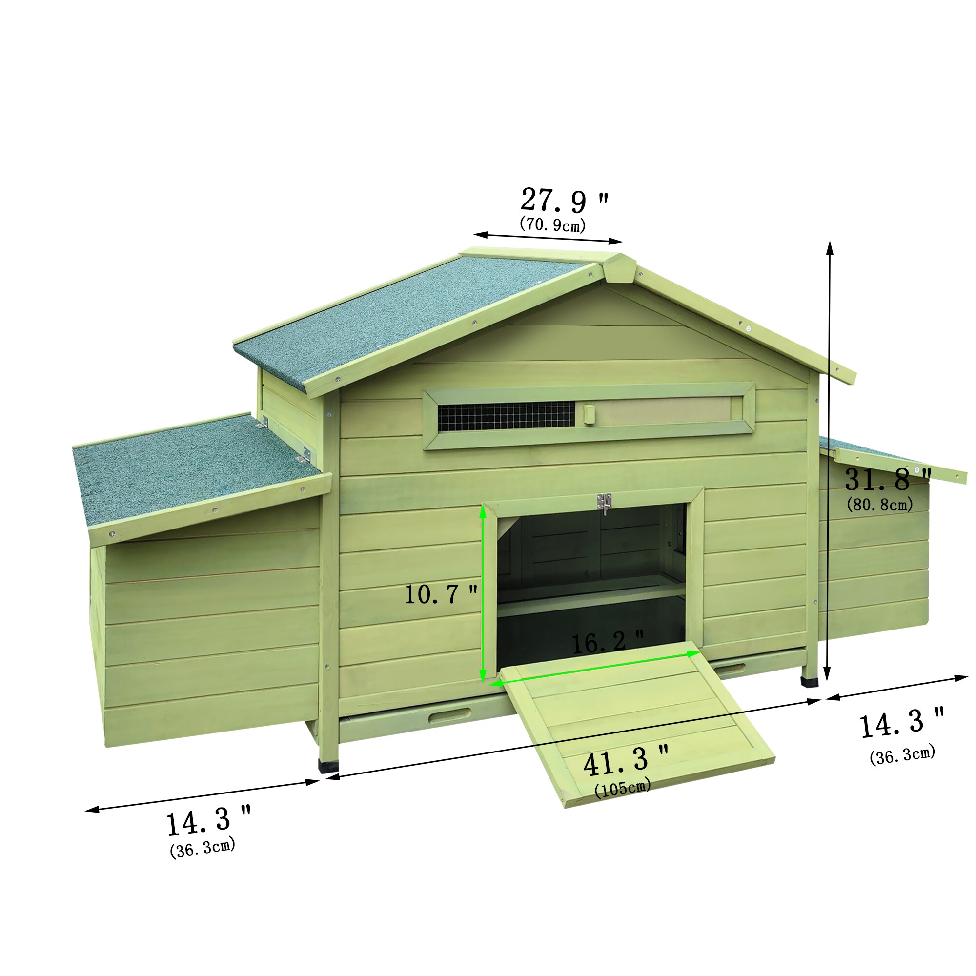 Maocao Hoom DJ-C-W34637672 Chicken-Coops-Rabbit-Hutches - View #3