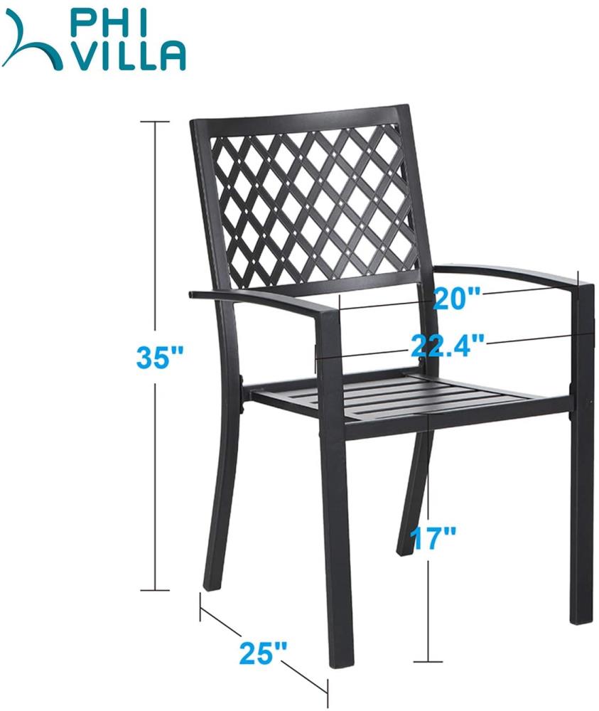 PHI VILLA E02GF0701-059-01 Patio-Chairs - View #6