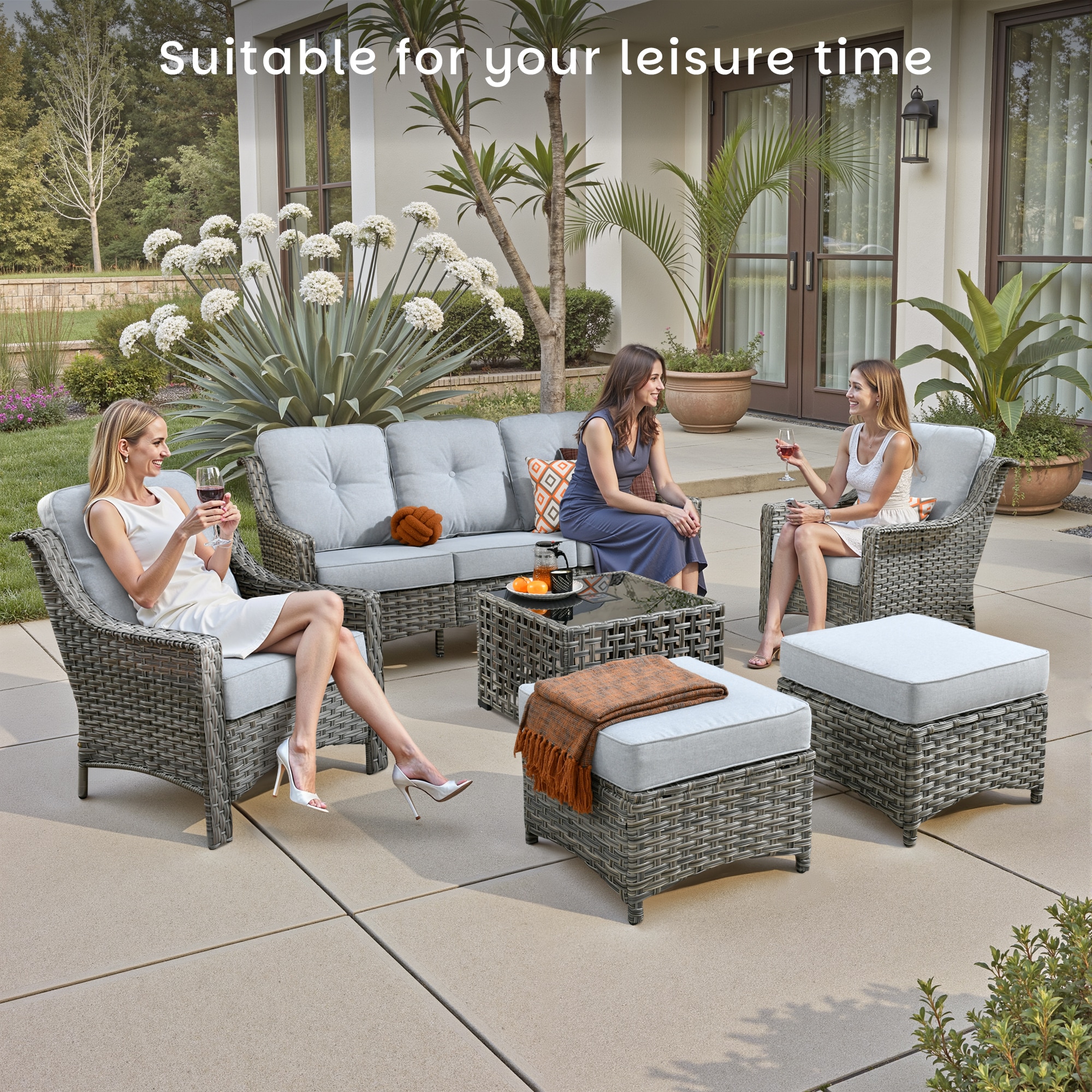 Caodoc L5-CFP03-YZPAD406 Patio-Sofas-Daybeds - View #2