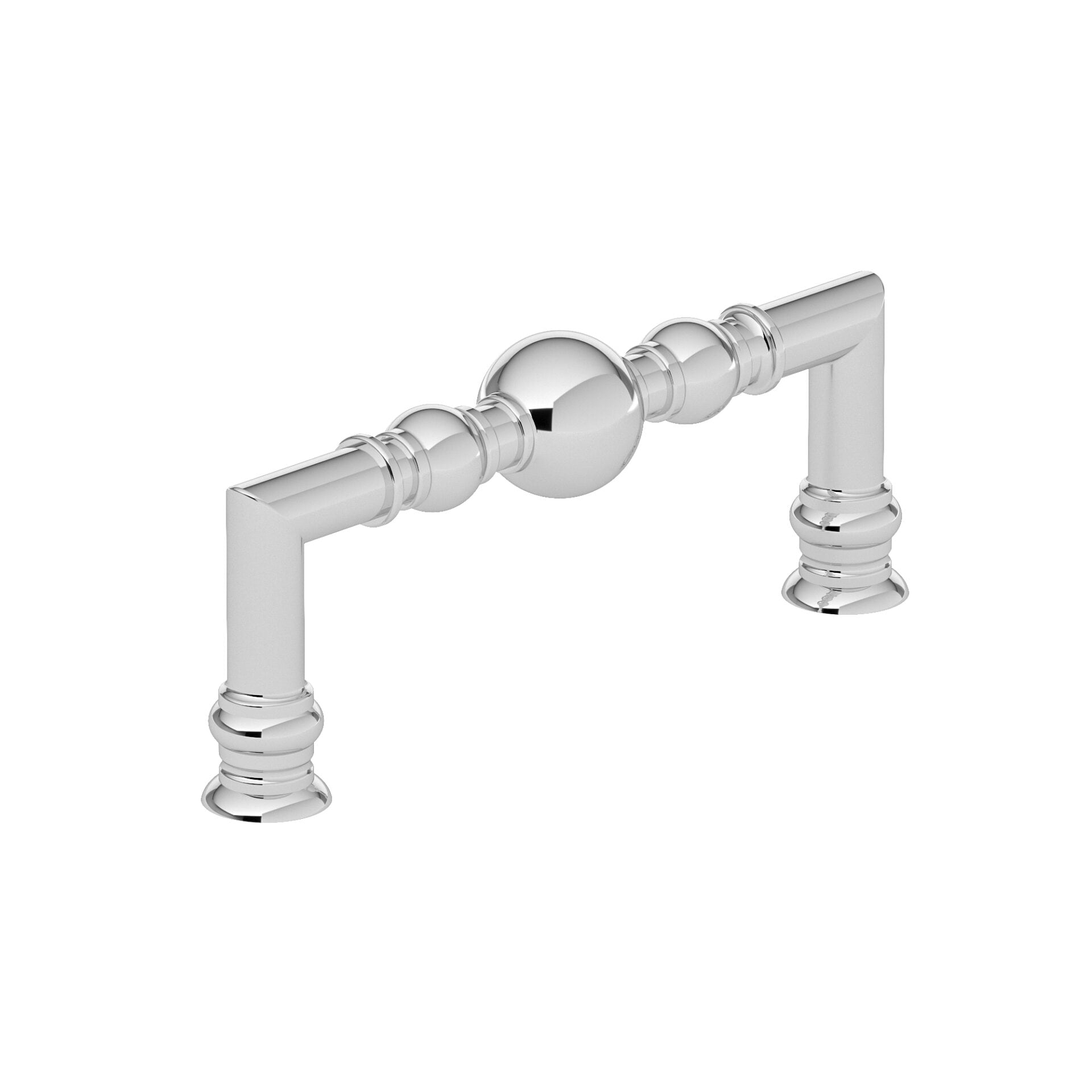 Richelieu BP878996140 Firenze 3-3/4-in , 96mm Center to Center Chrome Cylindrical Handle Drawer Pulls