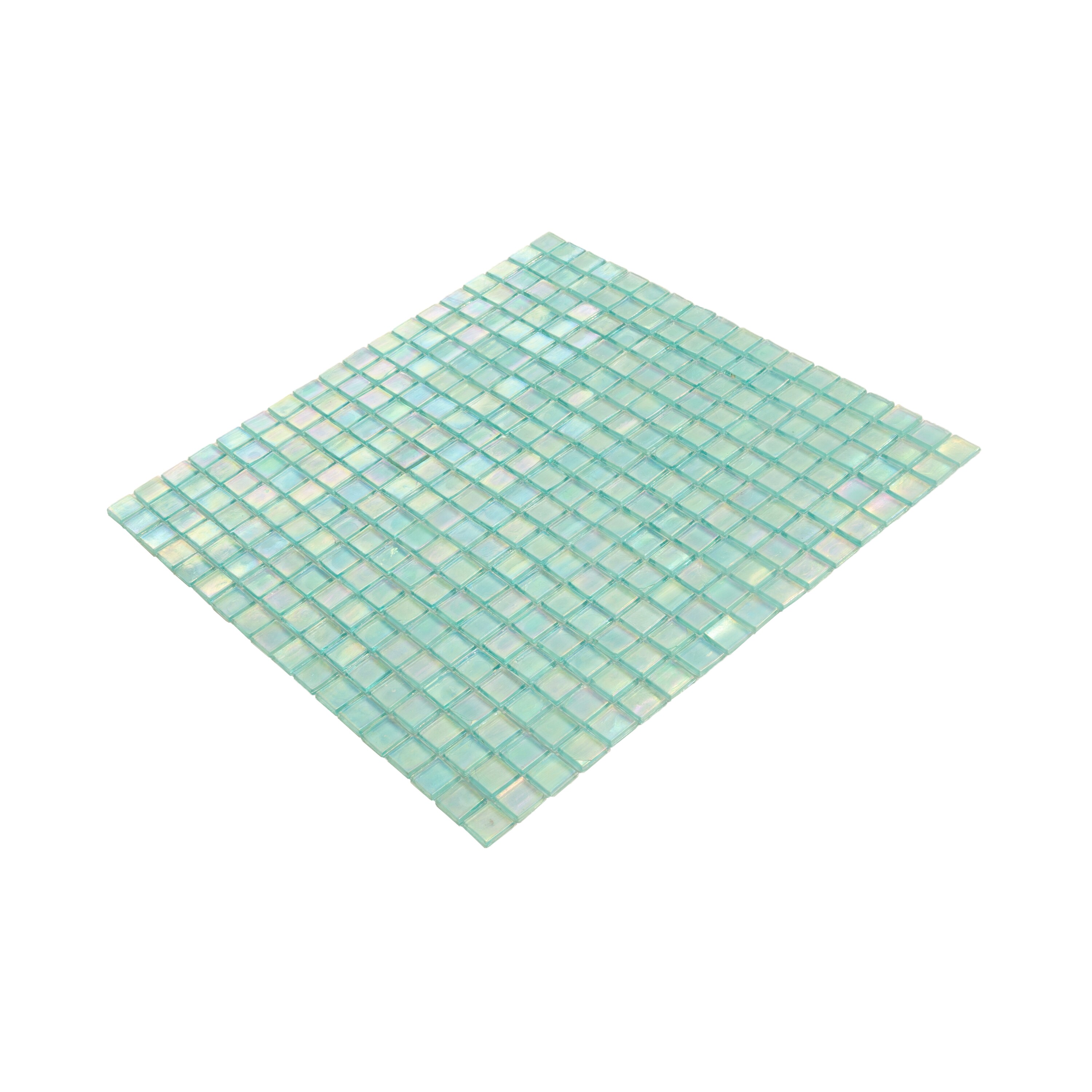 Sea Green 11.6" x 11.6" Glass Mosaic Wall and Floor Tile