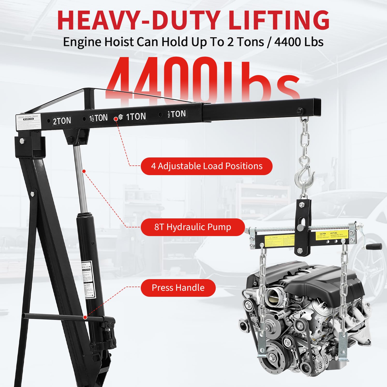 GarveeLife CLJ-VZDWCXRVUJP3CS Vehicle-Lifts - View #2