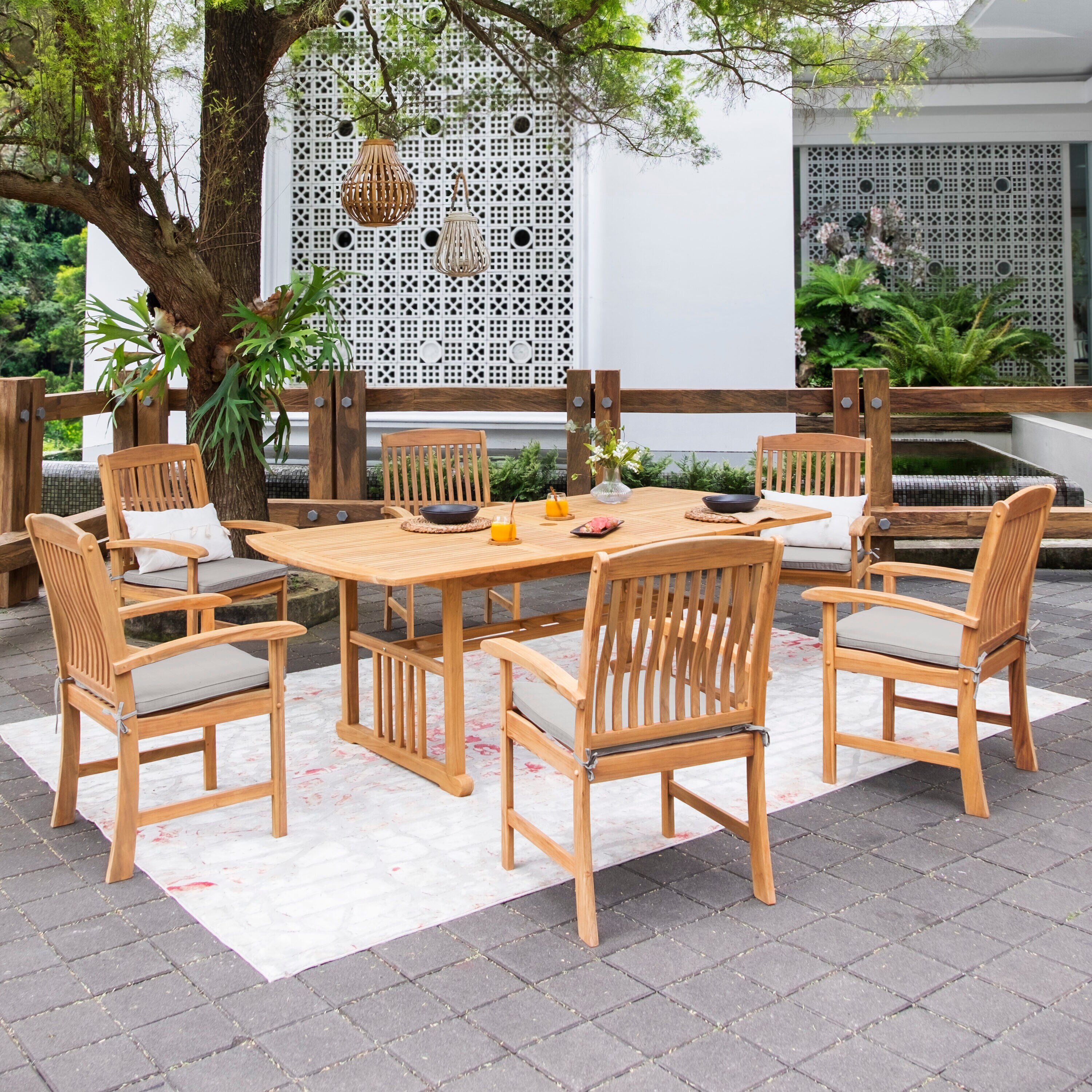 Cambridge Casual 610460-TW-XX-BG-XX Patio-Dining-Sets - View #10