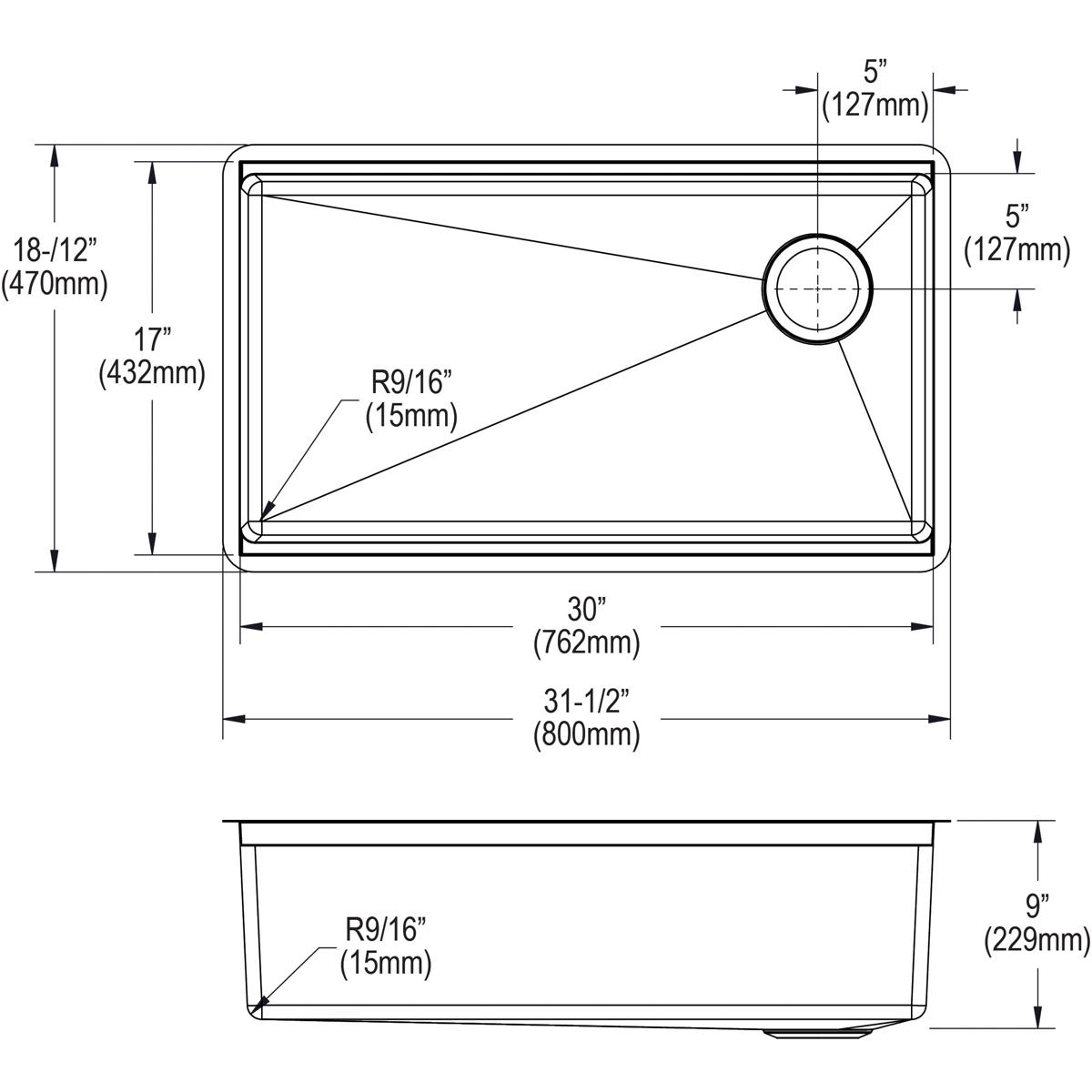 Elkay ECTRU30169RTWC Kitchen-Sinks - View #16