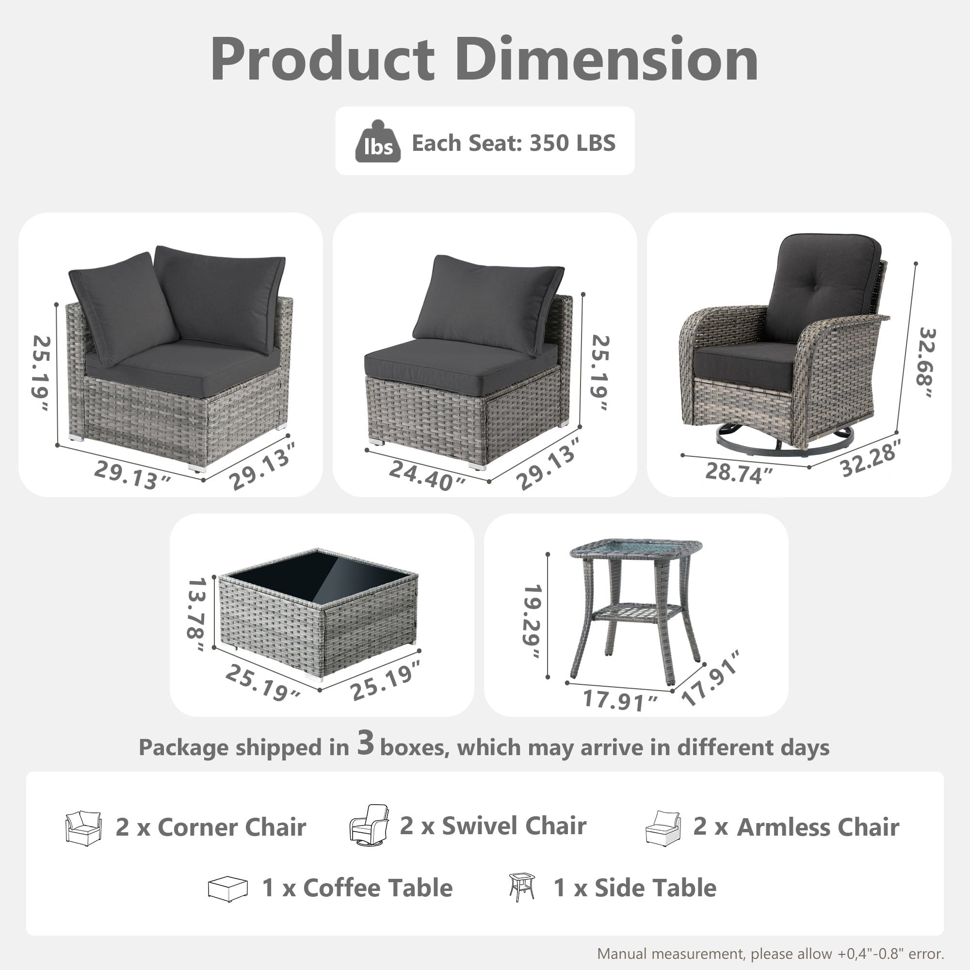 weaxty HMBYZGNCHOP100-8 Patio-Sofas-Daybeds - View #8