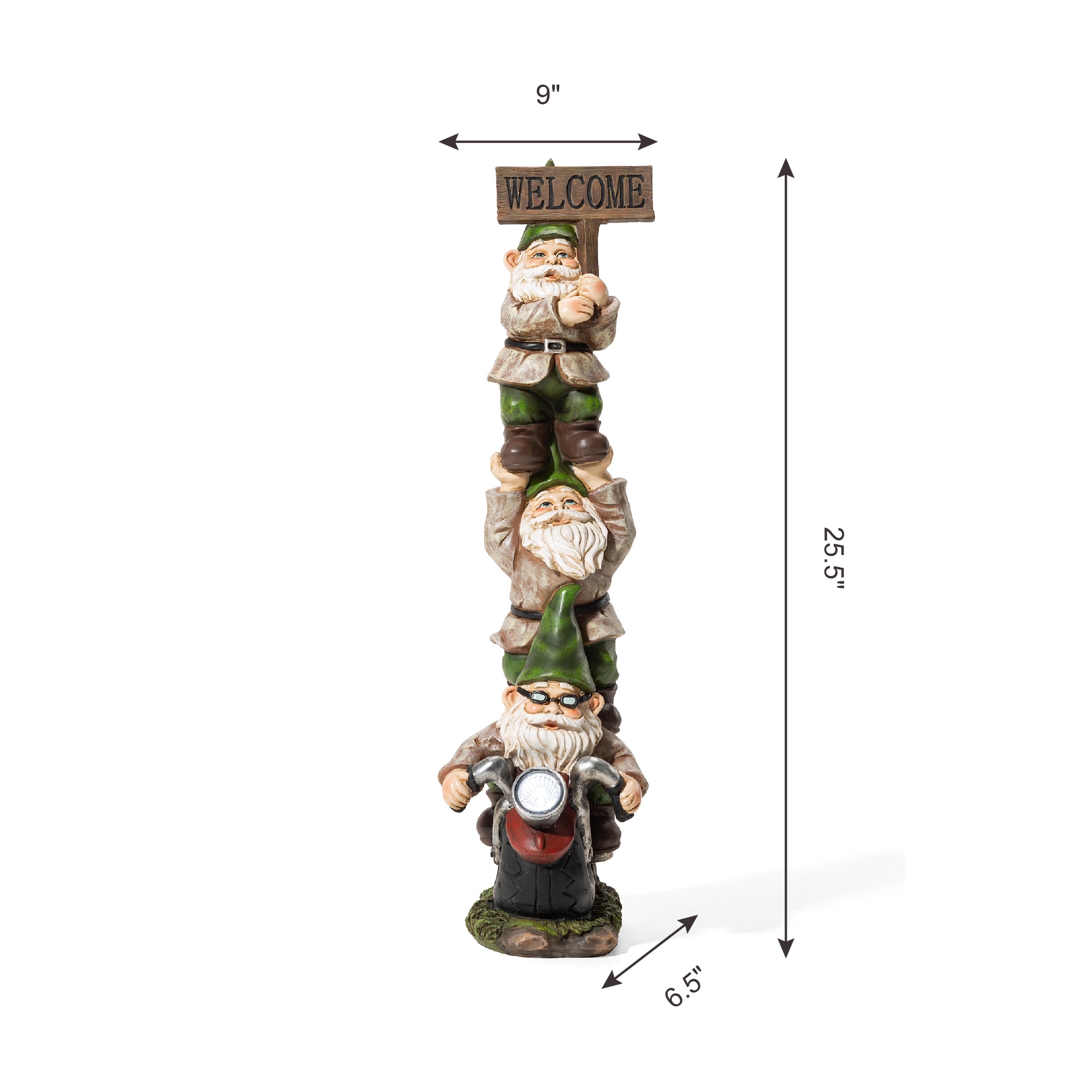 Glitzhome 2025400022 Garden-Statue - View #8