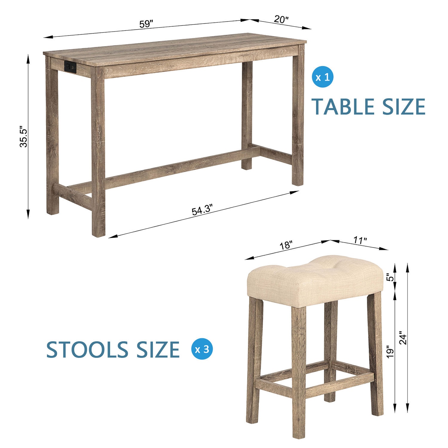 Mondawe MO-FB93826 Dining-Sets - View #11