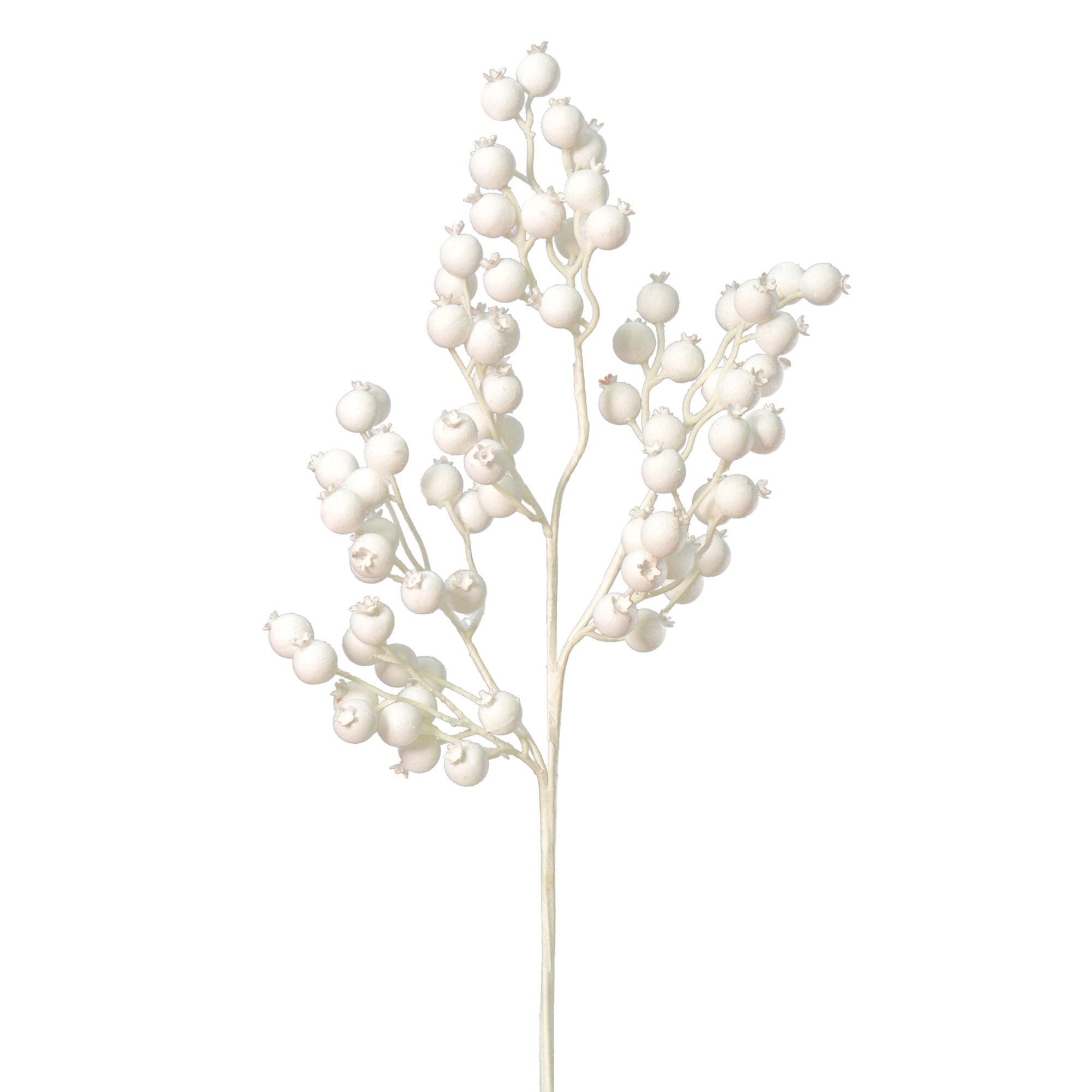 Vickerman L183104 6-Pack White Berry Spray Christmas Tree Pick