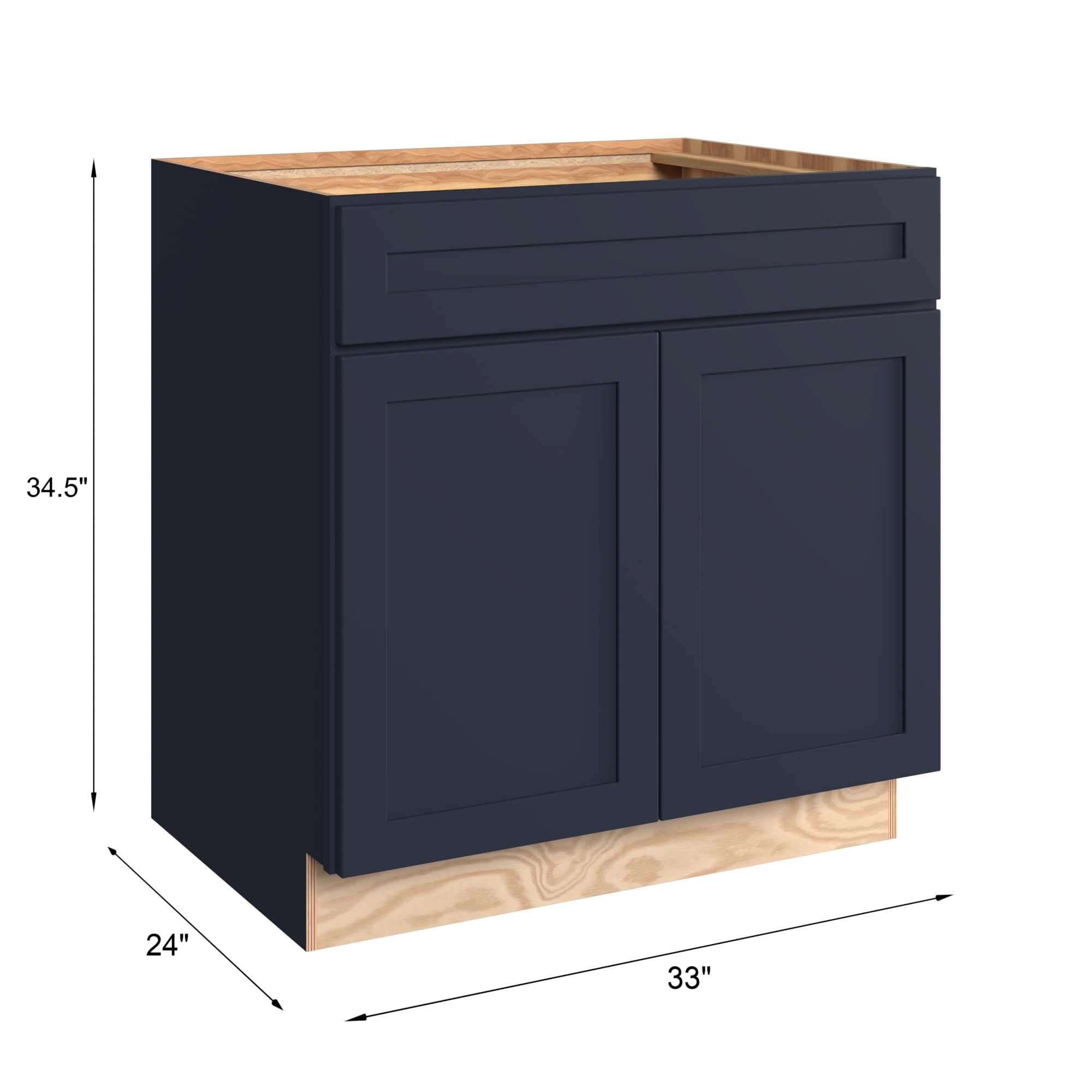 KraftMaid Momentum SB33.WG77 Cabinets-Kitchen - View #3