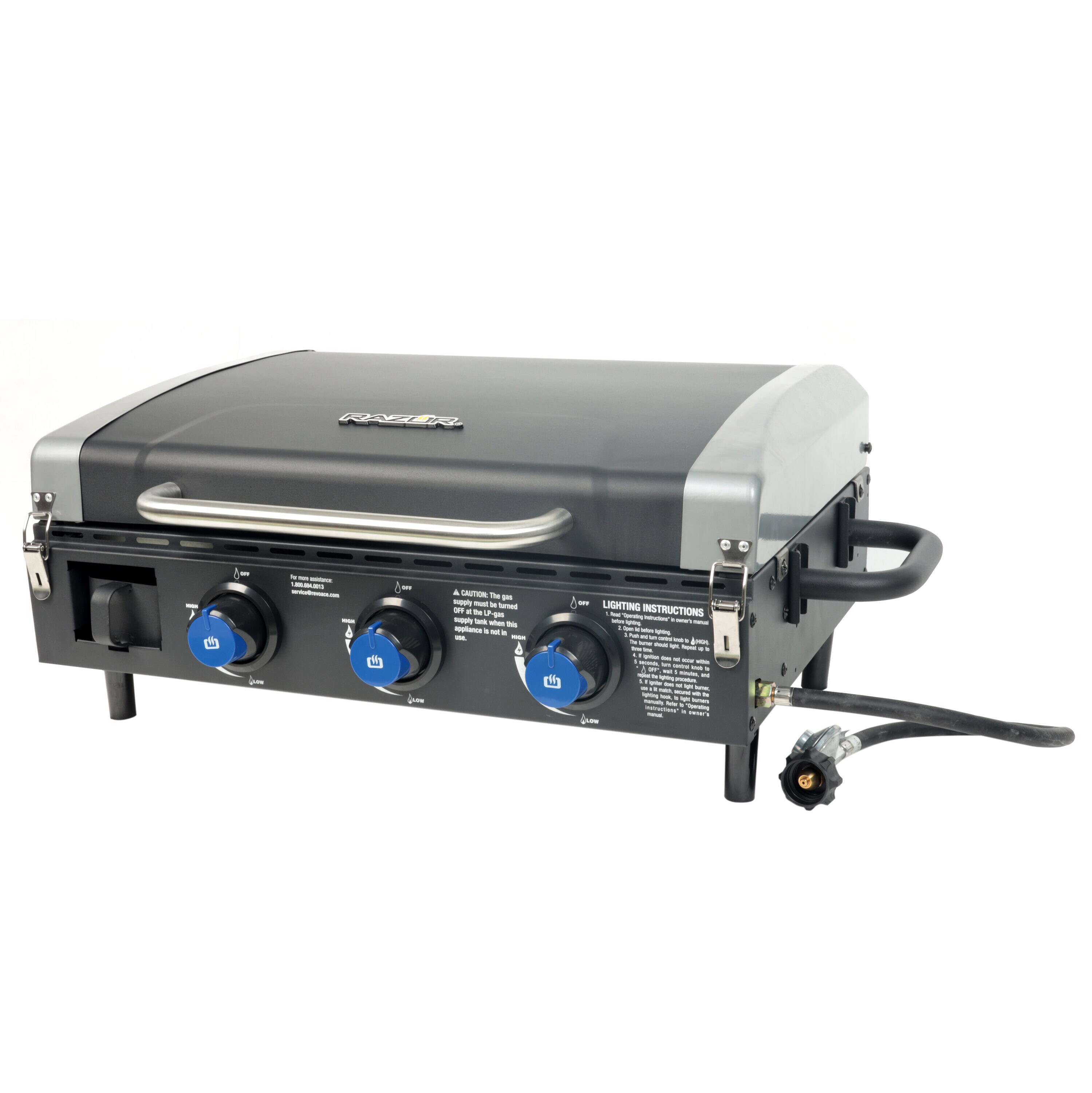 Razor GGC2228MG 3 -Burner Liquid propane Flat Top Grill