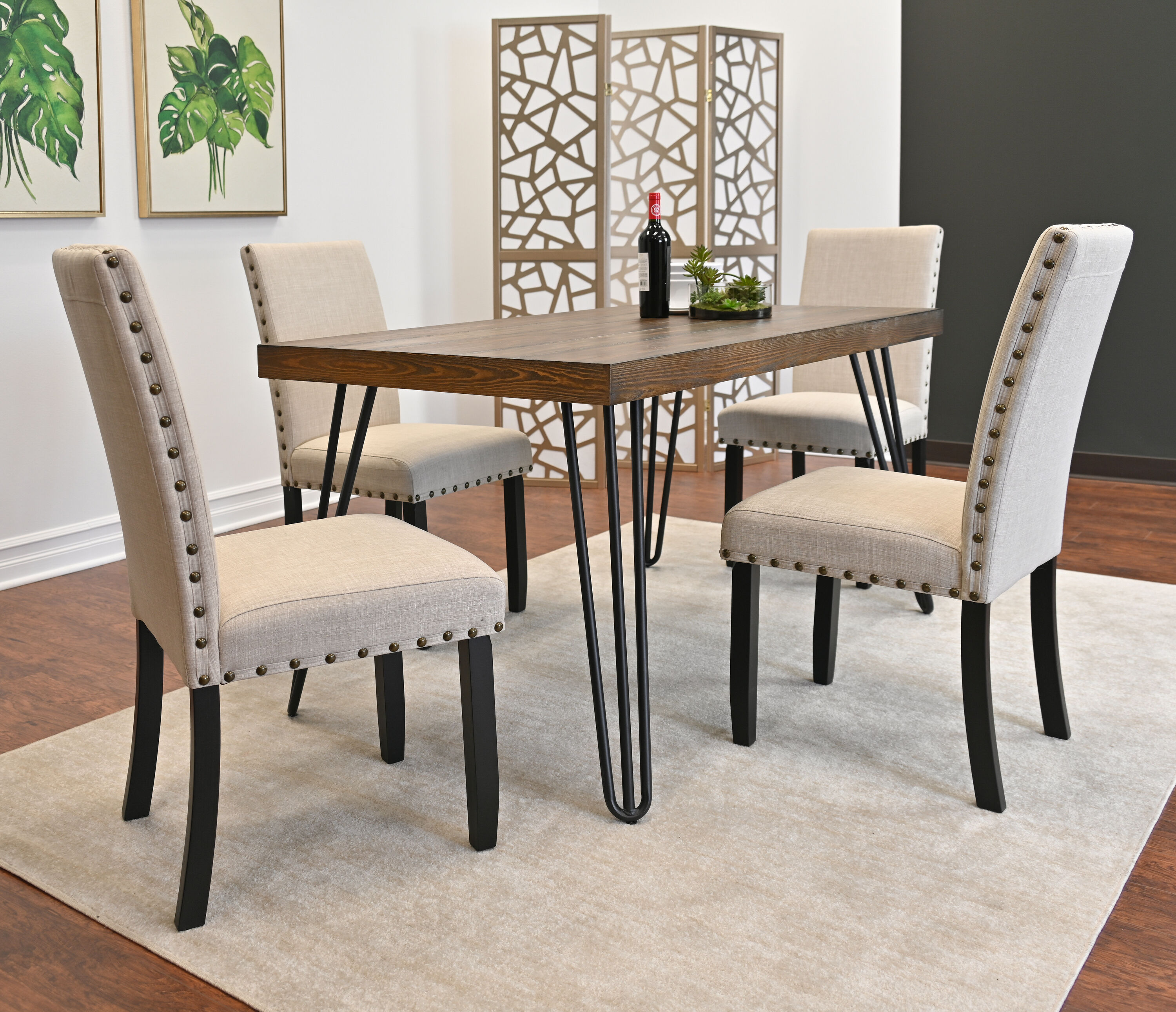 Roundhill Furniture T8741C162X2-CB162TA Dining-Sets - View #7