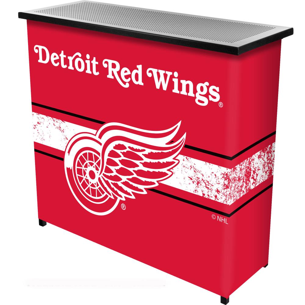 Trademark Gameroom NHL8000-DR2 Detroit Red Wings-Bar 39-in x 36-in Multiple Colors/Finishes Rectangle Mini Bar