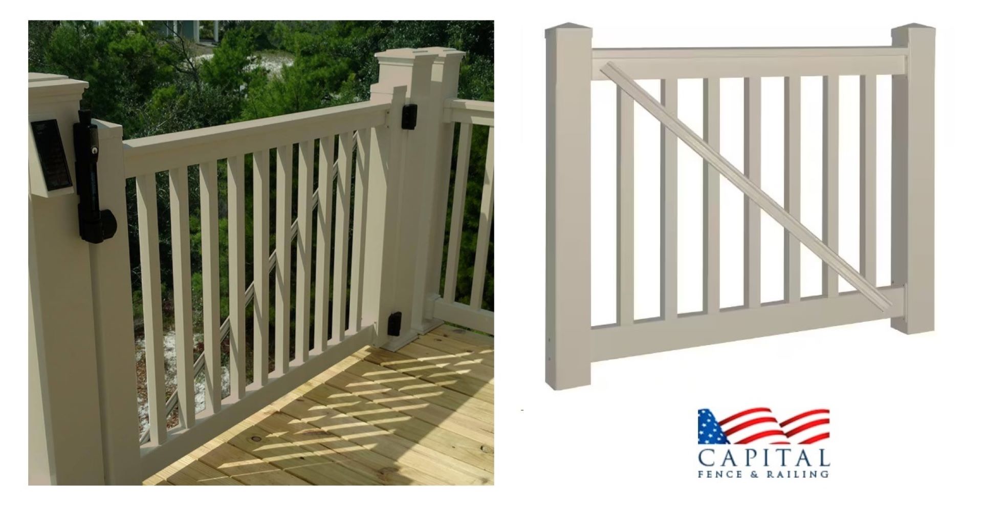 Capital Railing VRGATEWSQK railings - View #3